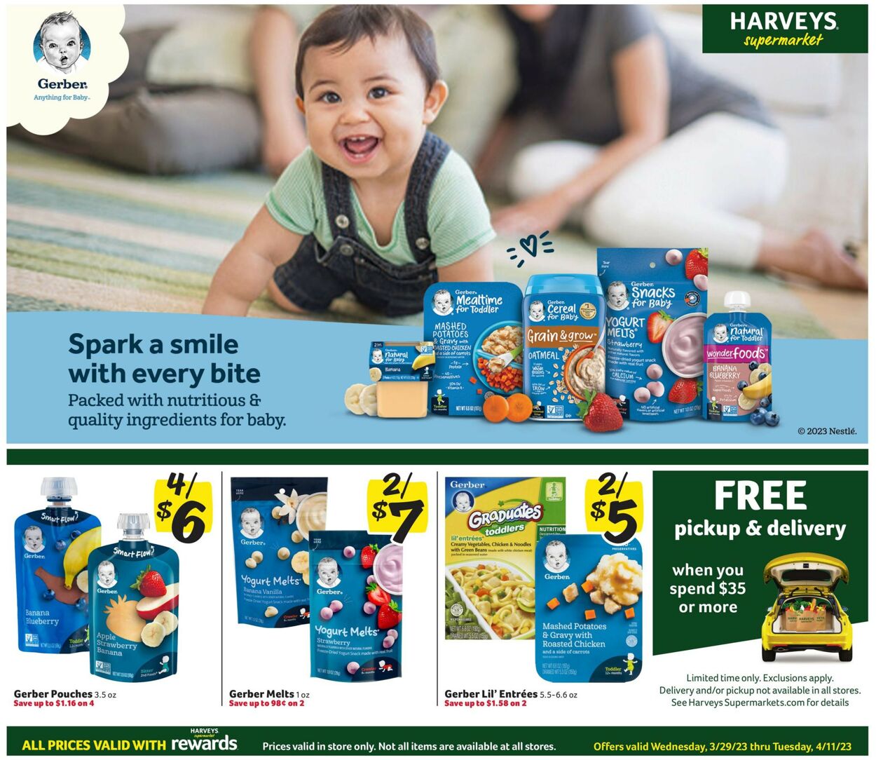 Catalogue Harveys Supermarket from 03/29/2023