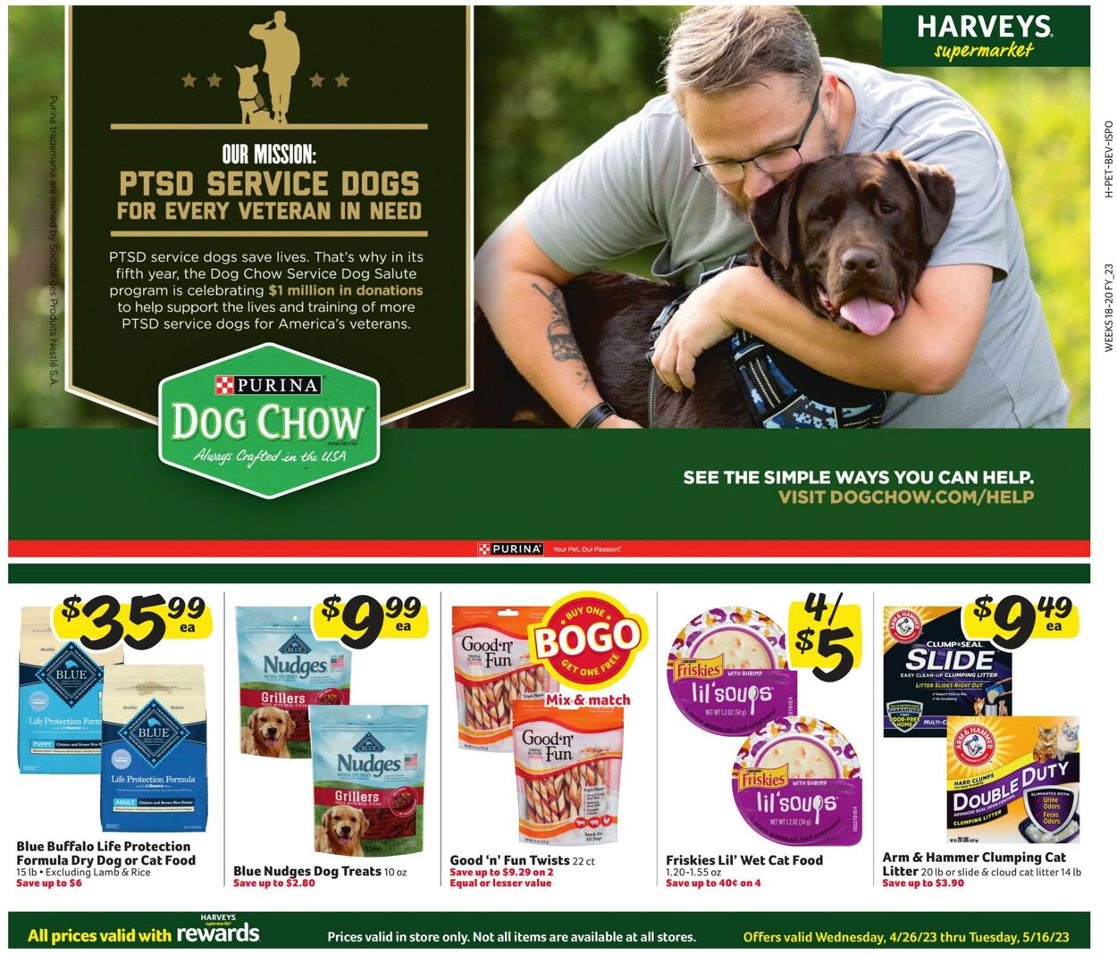 Catalogue Harveys Supermarket from 04/26/2023