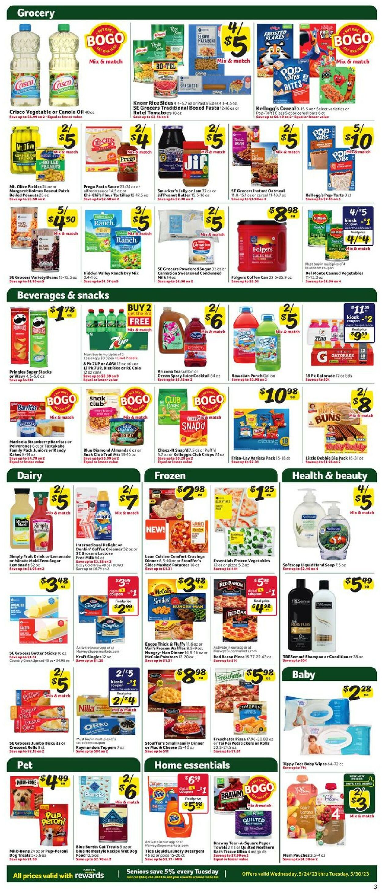 Catalogue Harveys Supermarket from 05/24/2023