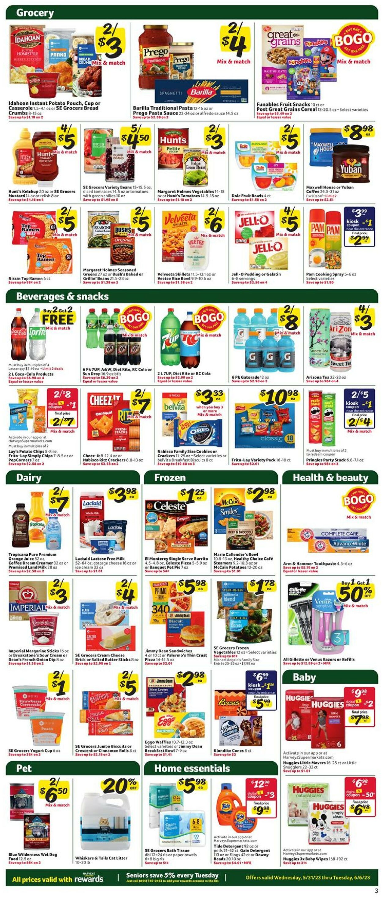 Catalogue Harveys Supermarket from 05/31/2023
