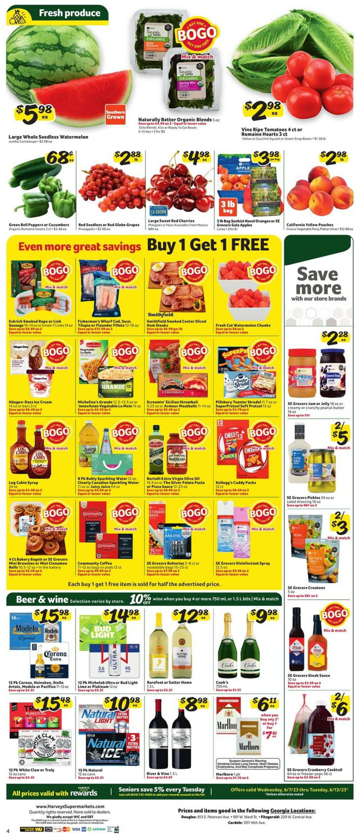 Catalogue Harveys Supermarket from 06/07/2023