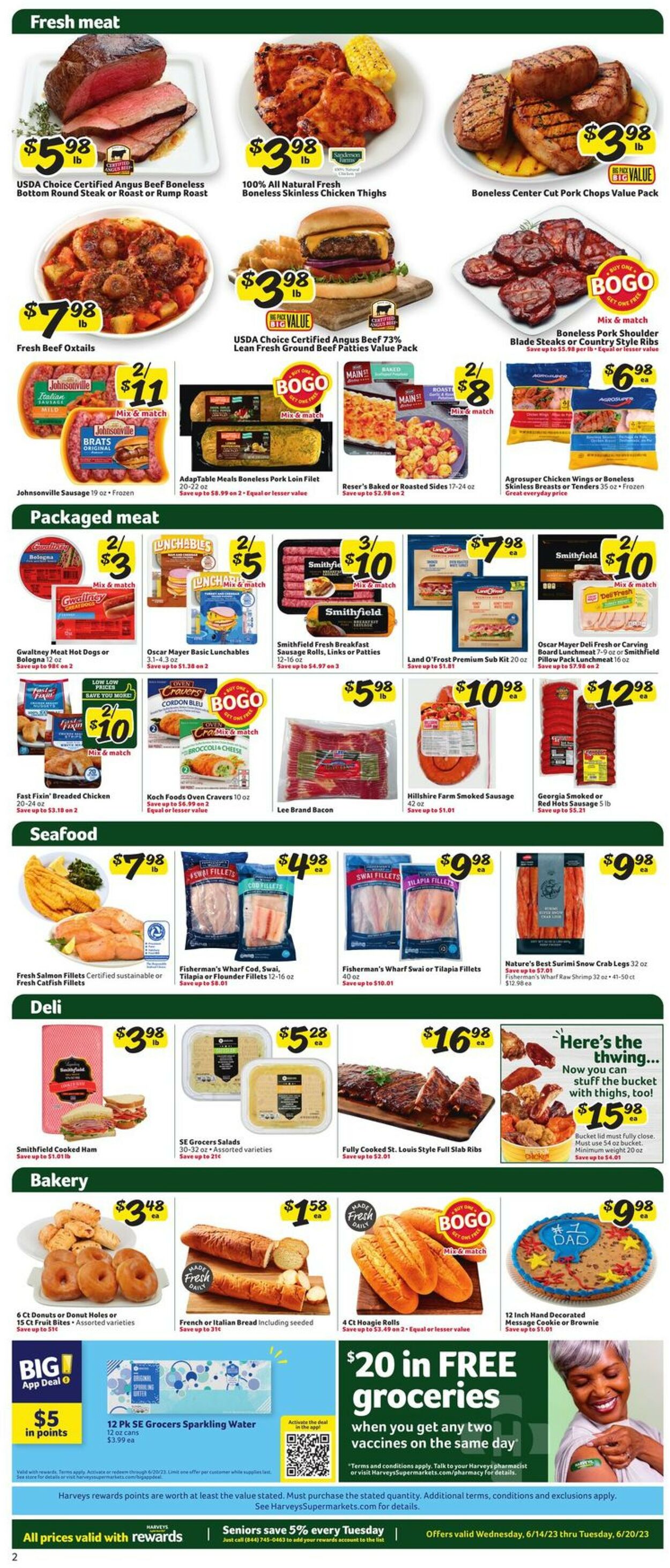 Catalogue Harveys Supermarket from 06/14/2023