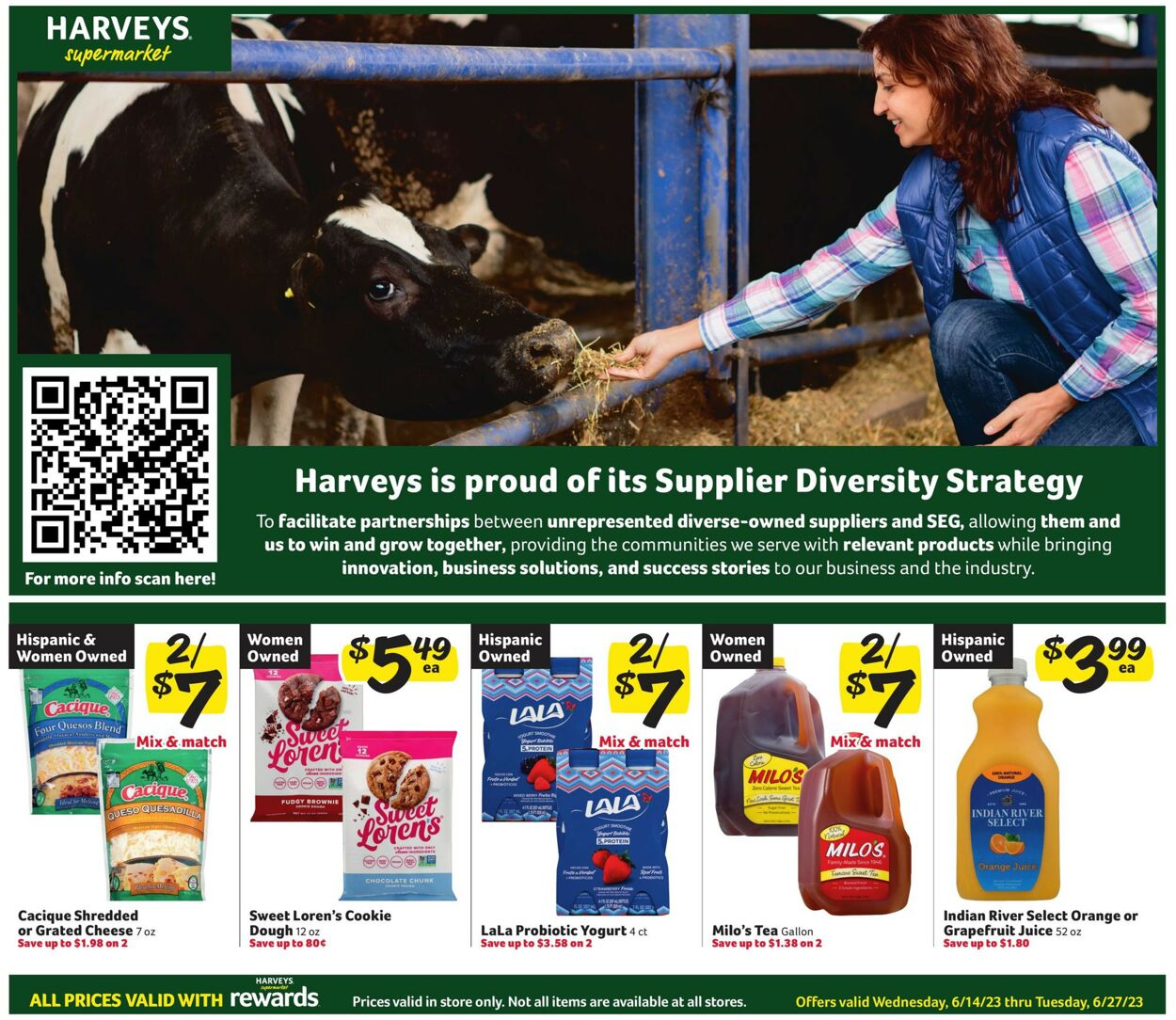 Catalogue Harveys Supermarket from 06/14/2023