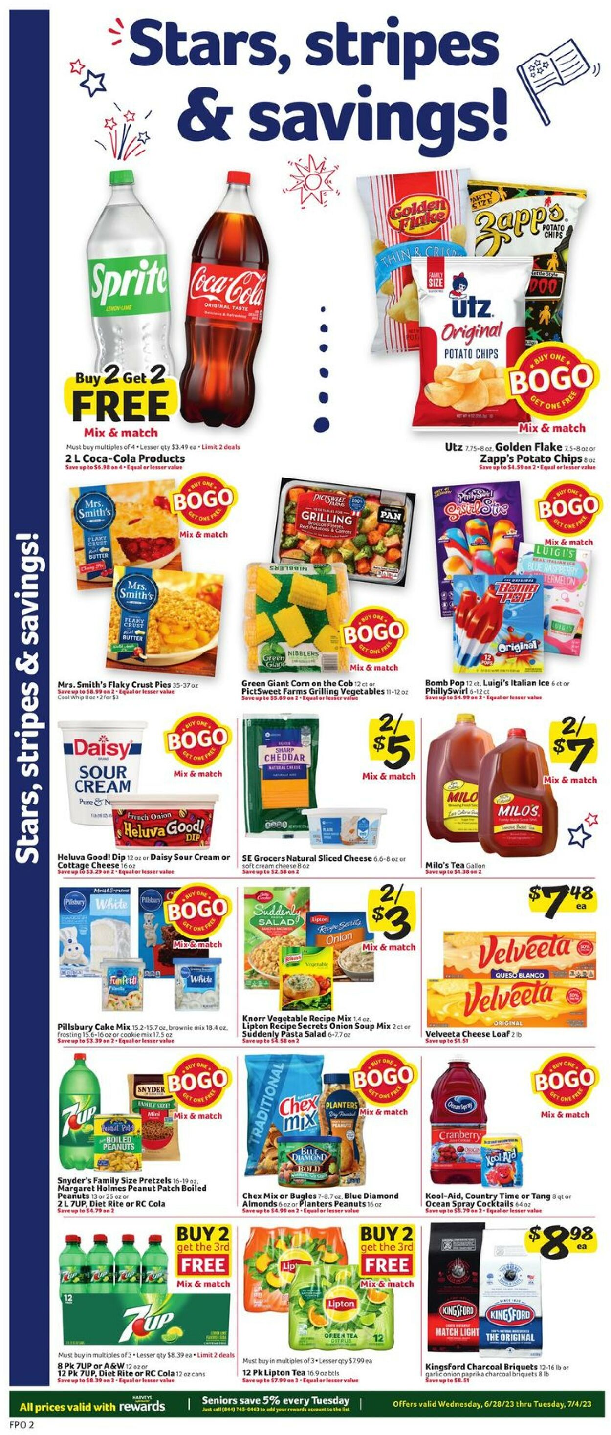 Catalogue Harveys Supermarket from 06/28/2023