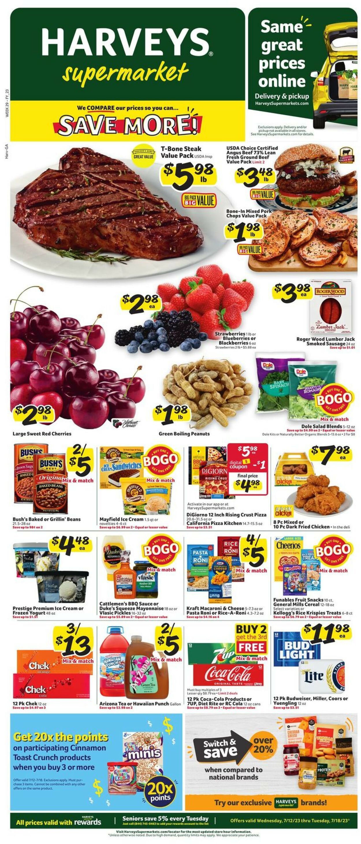 Catalogue Harveys Supermarket from 07/12/2023