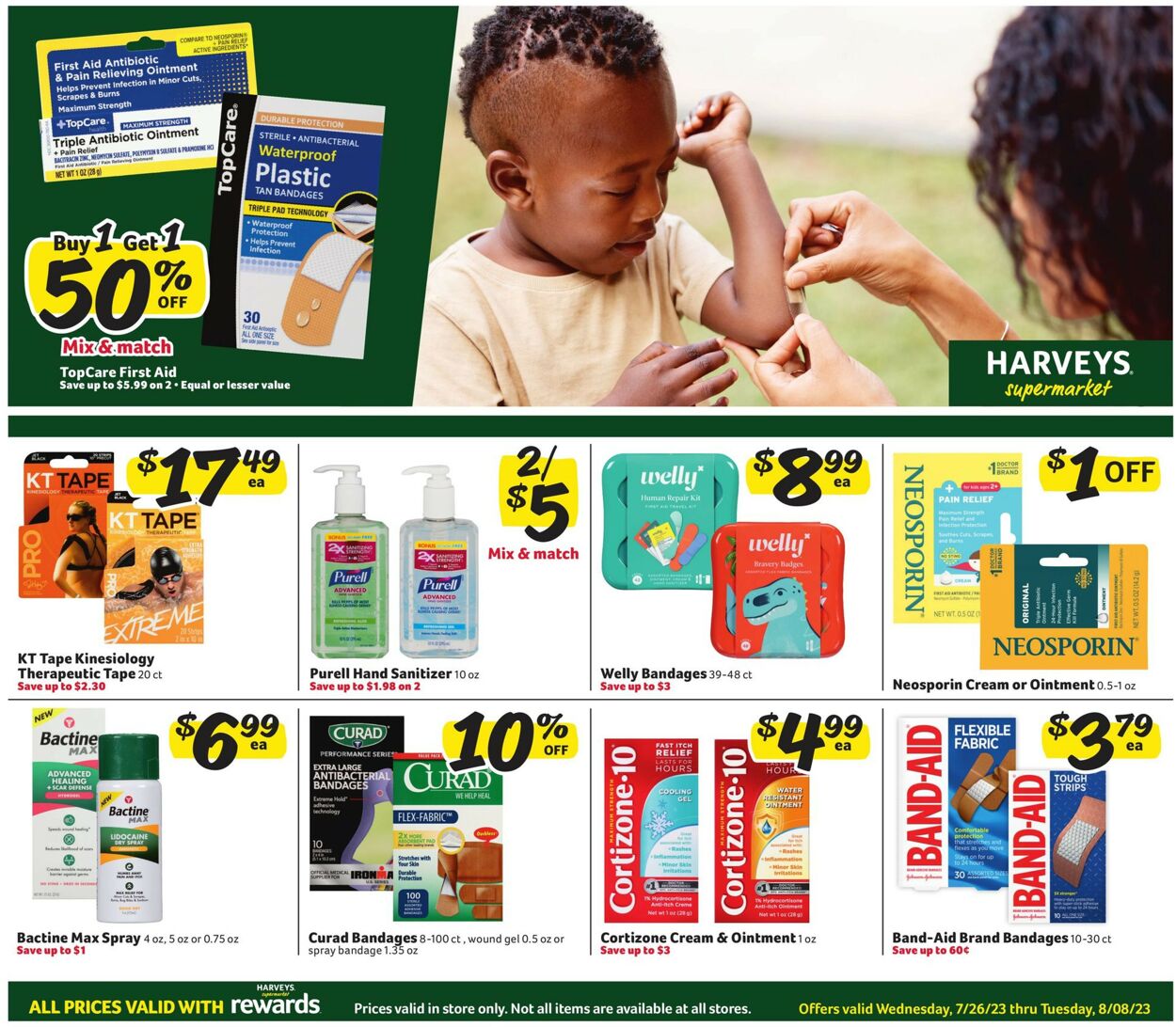 Catalogue Harveys Supermarket from 07/26/2023