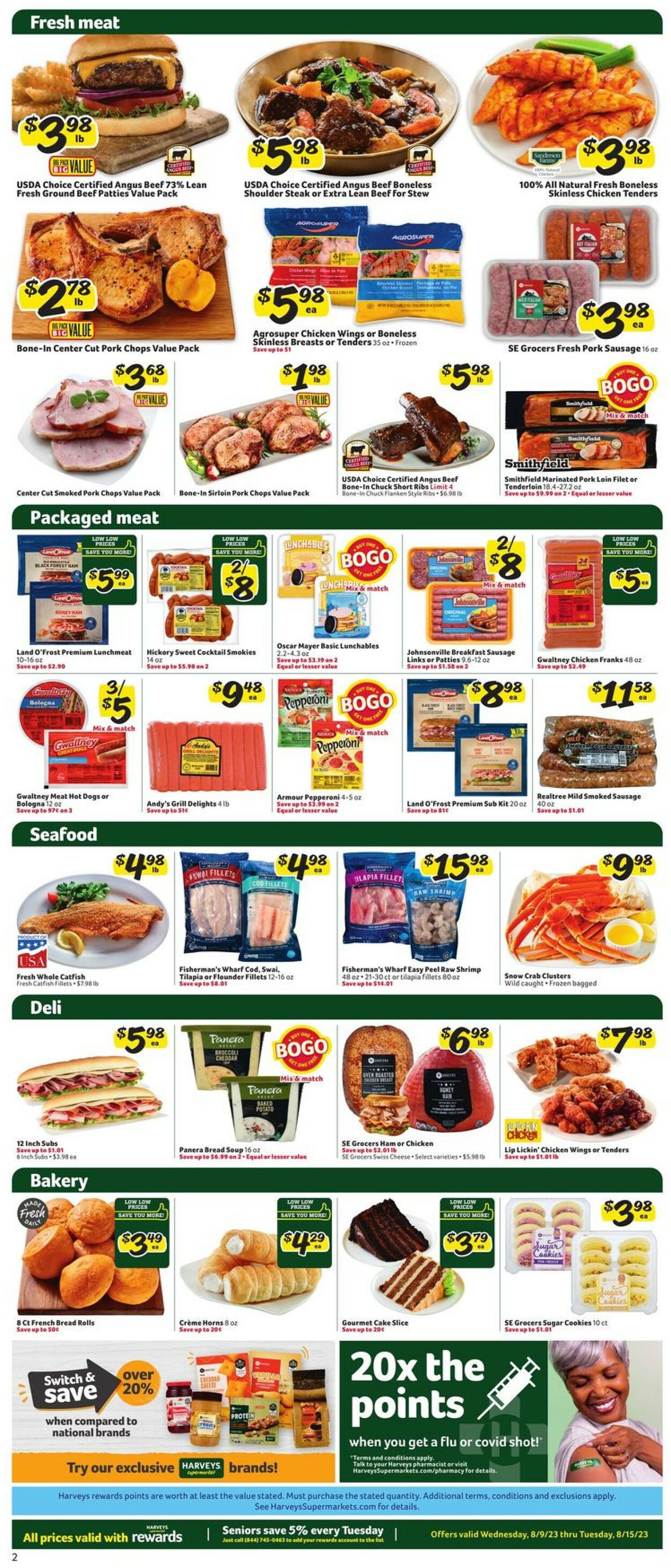 Catalogue Harveys Supermarket from 08/09/2023