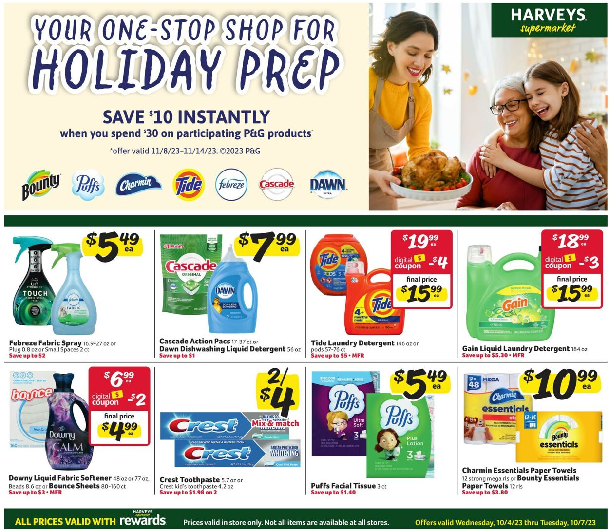Catalogue Harveys Supermarket from 10/04/2023