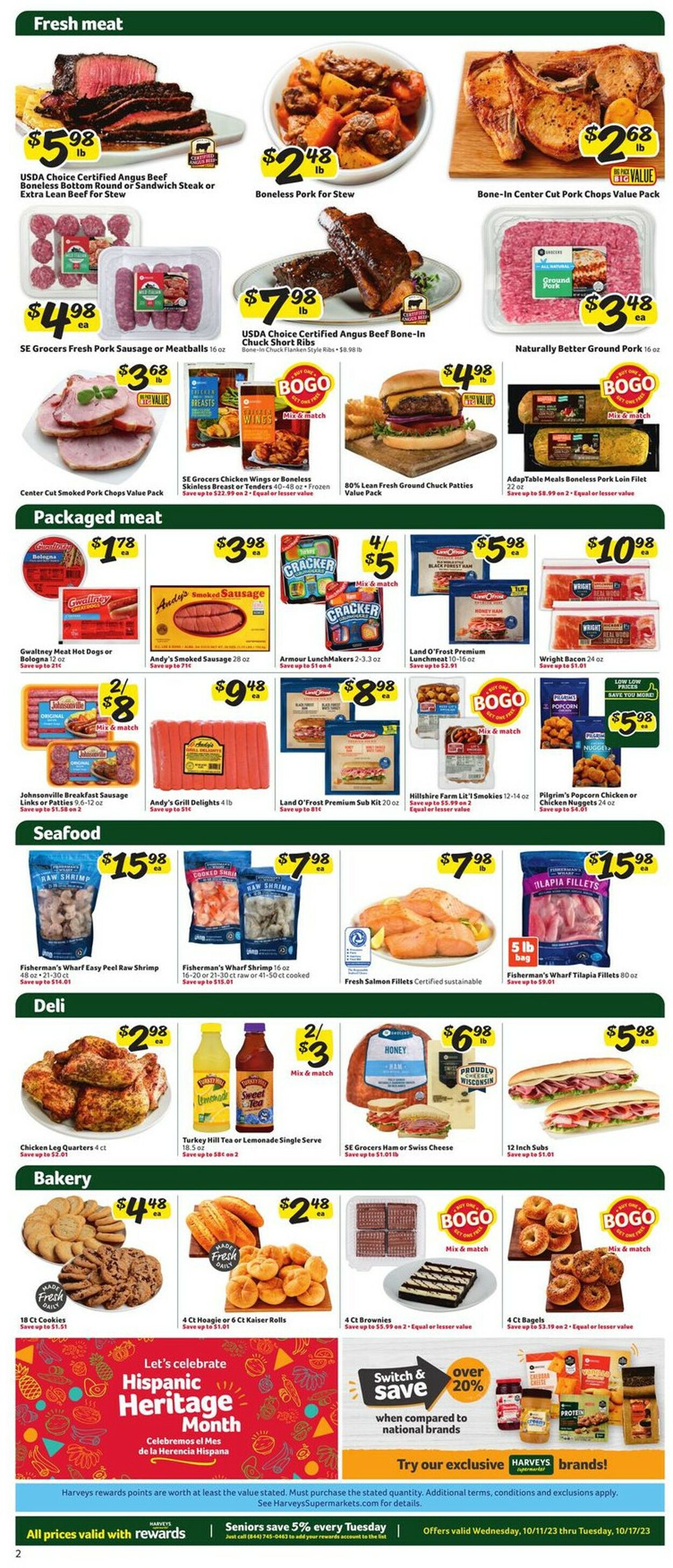 Catalogue Harveys Supermarket from 10/11/2023