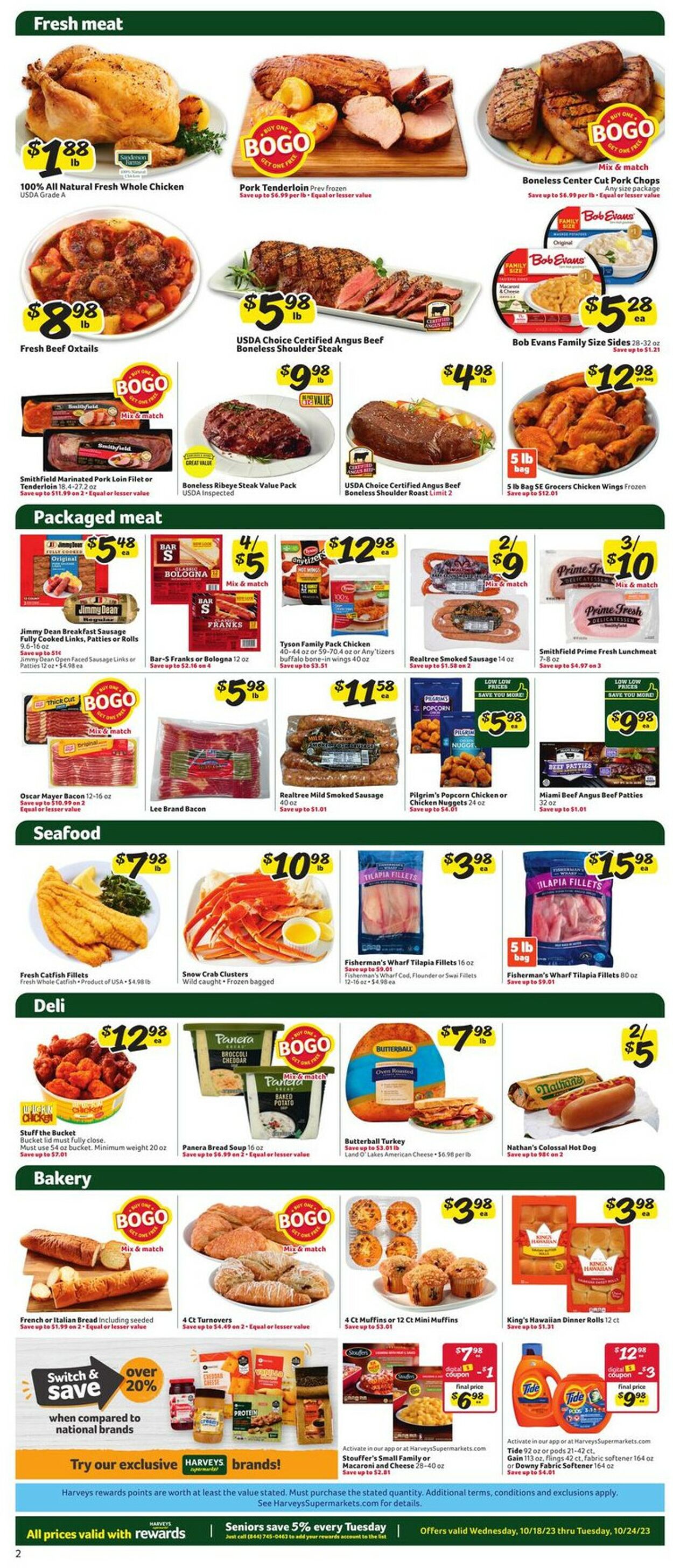 Catalogue Harveys Supermarket from 10/18/2023