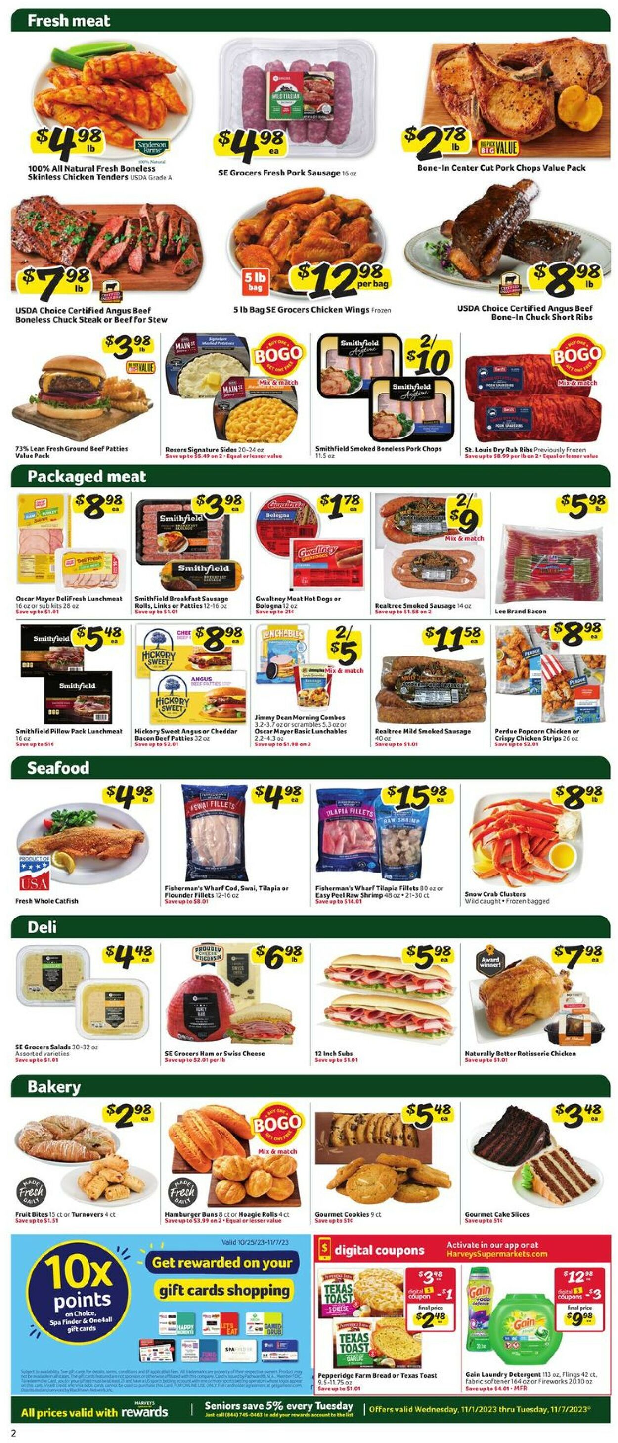 Catalogue Harveys Supermarket from 11/01/2023