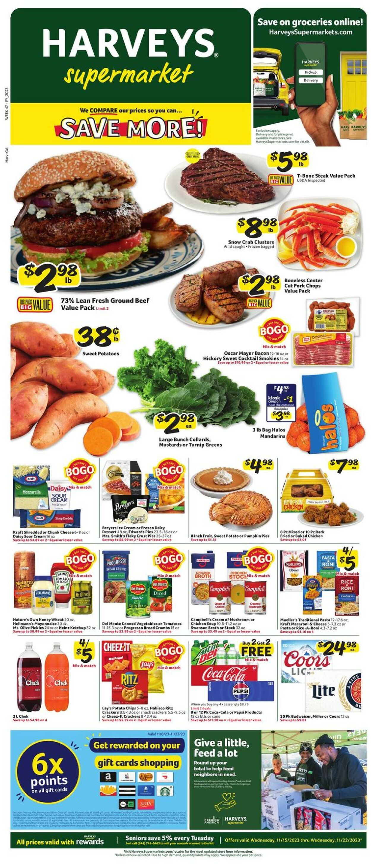 Catalogue Harveys Supermarket from 11/15/2023