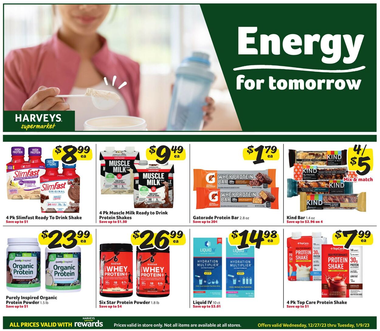 Catalogue Harveys Supermarket from 12/27/2023