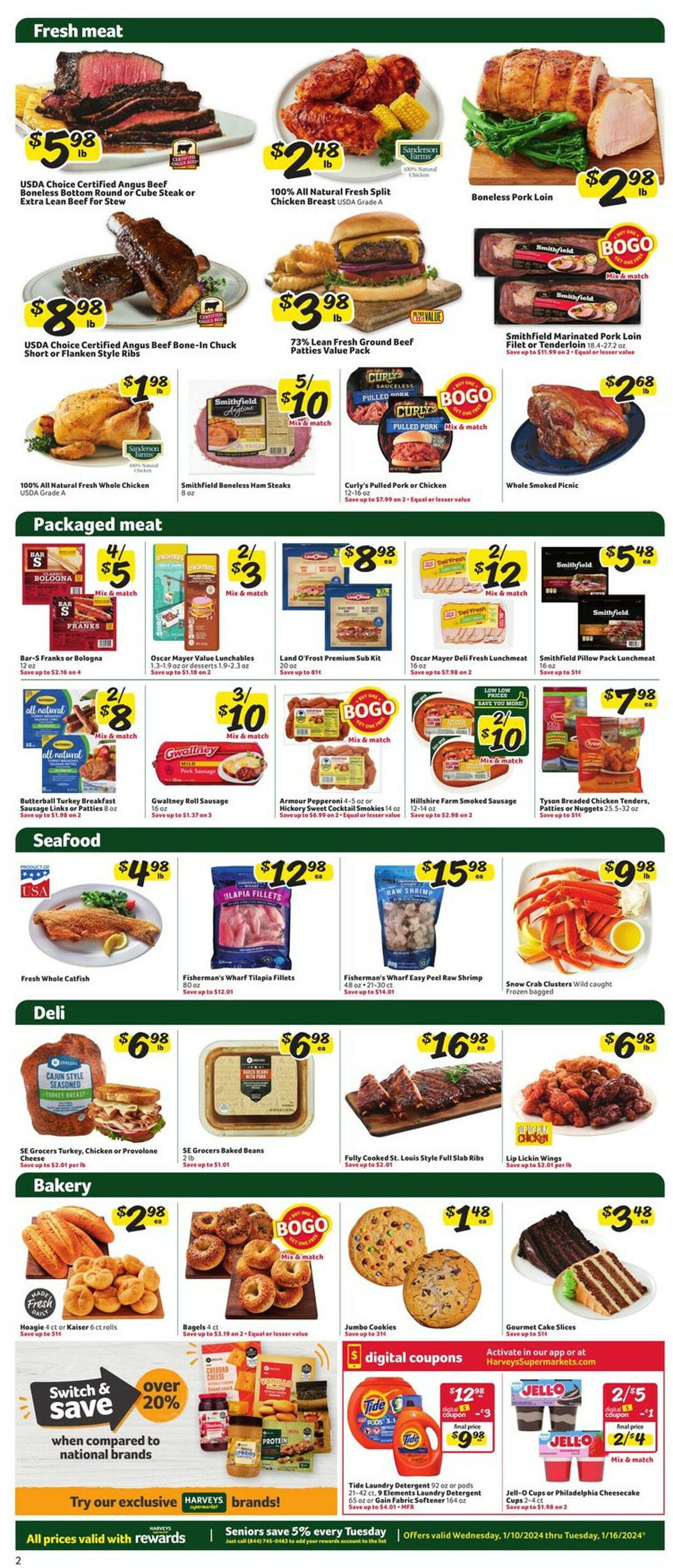 Catalogue Harveys Supermarket from 01/10/2024