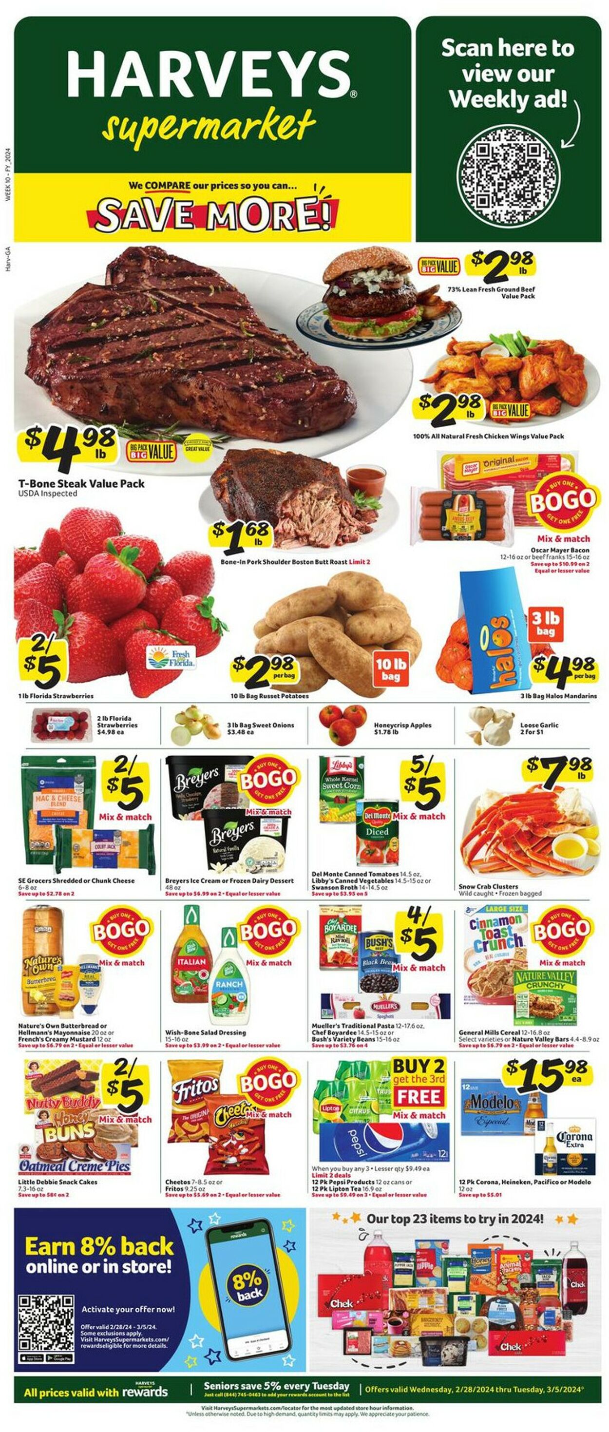 Catalogue Harveys Supermarket from 02/28/2024