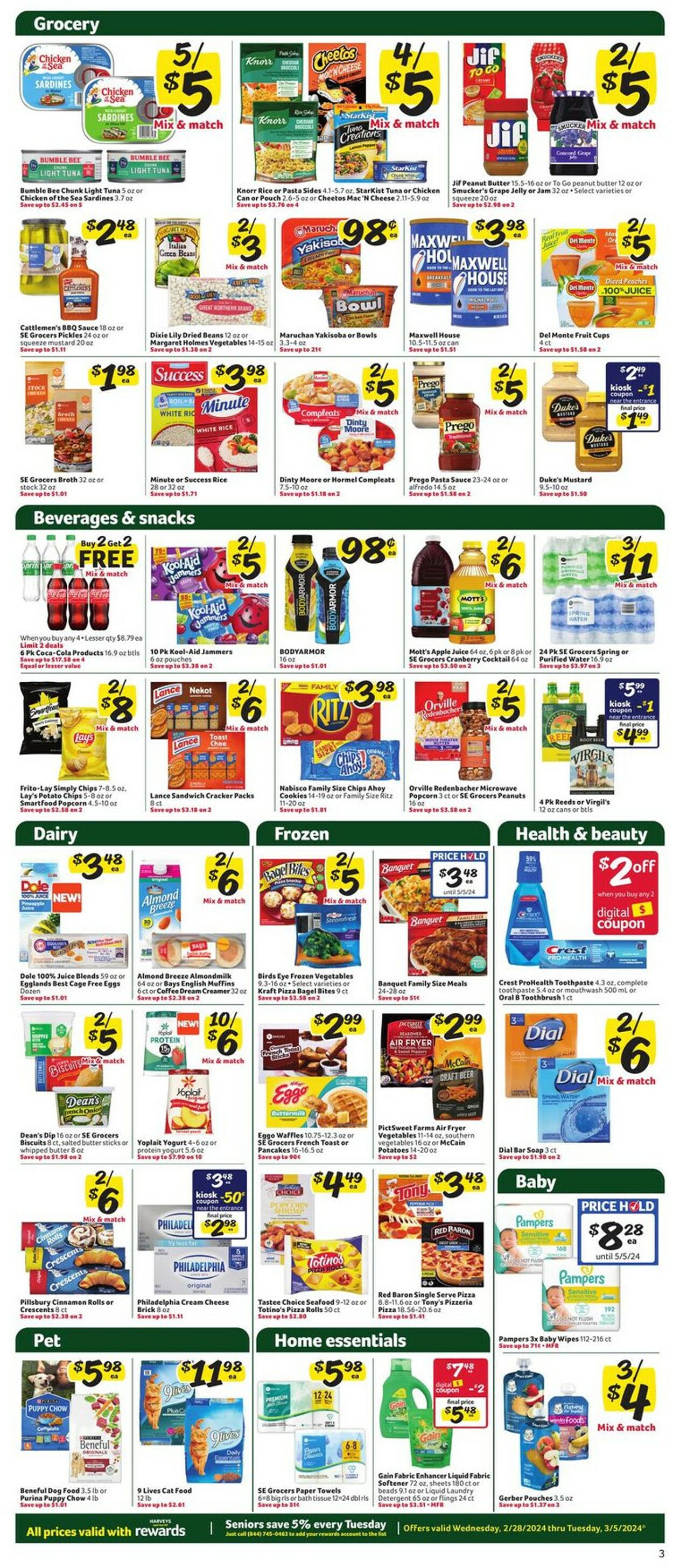 Catalogue Harveys Supermarket from 02/28/2024