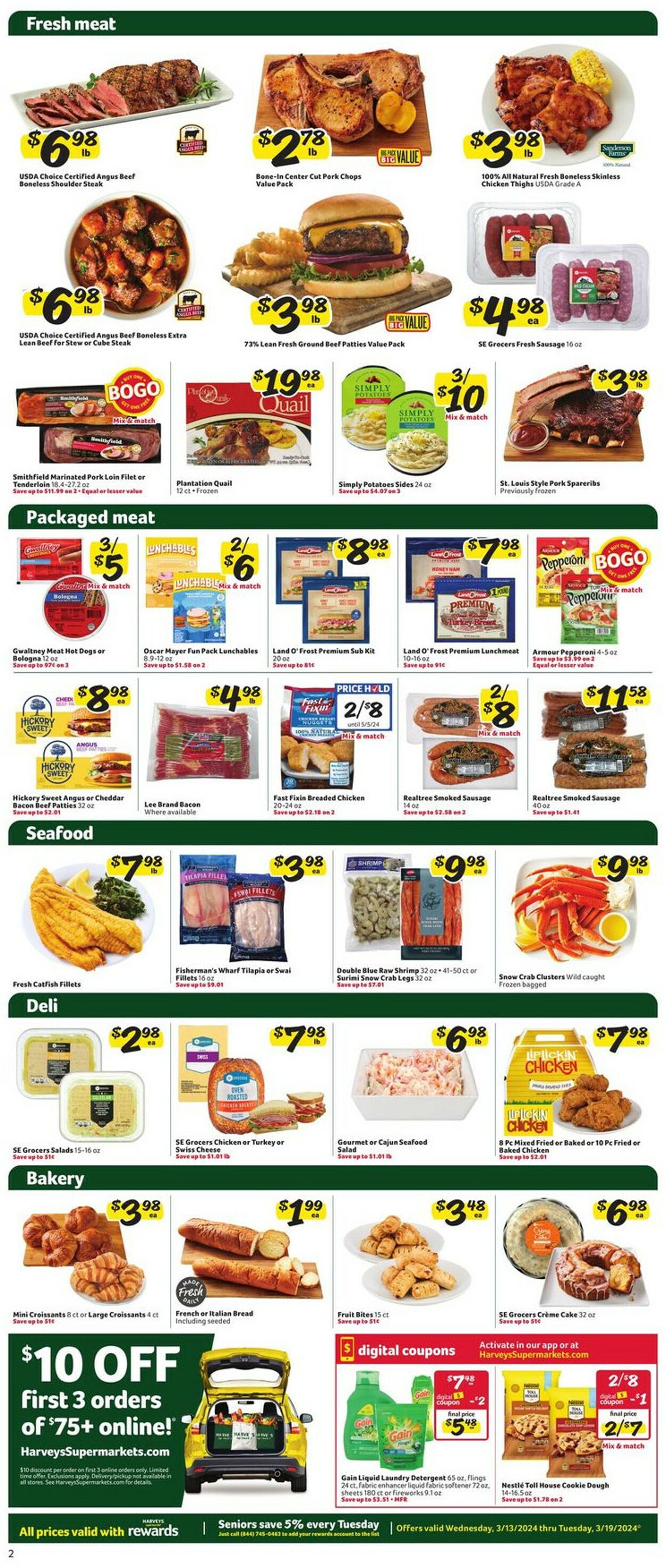 Catalogue Harveys Supermarket from 03/13/2024