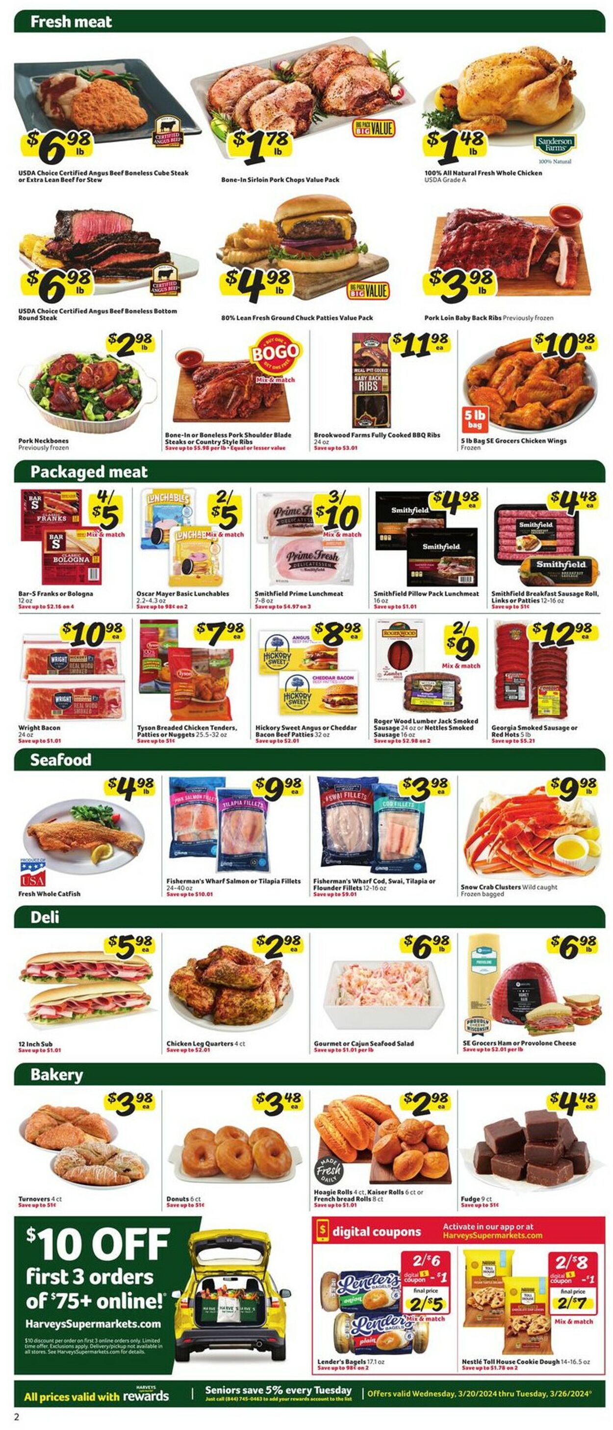 Catalogue Harveys Supermarket from 03/20/2024