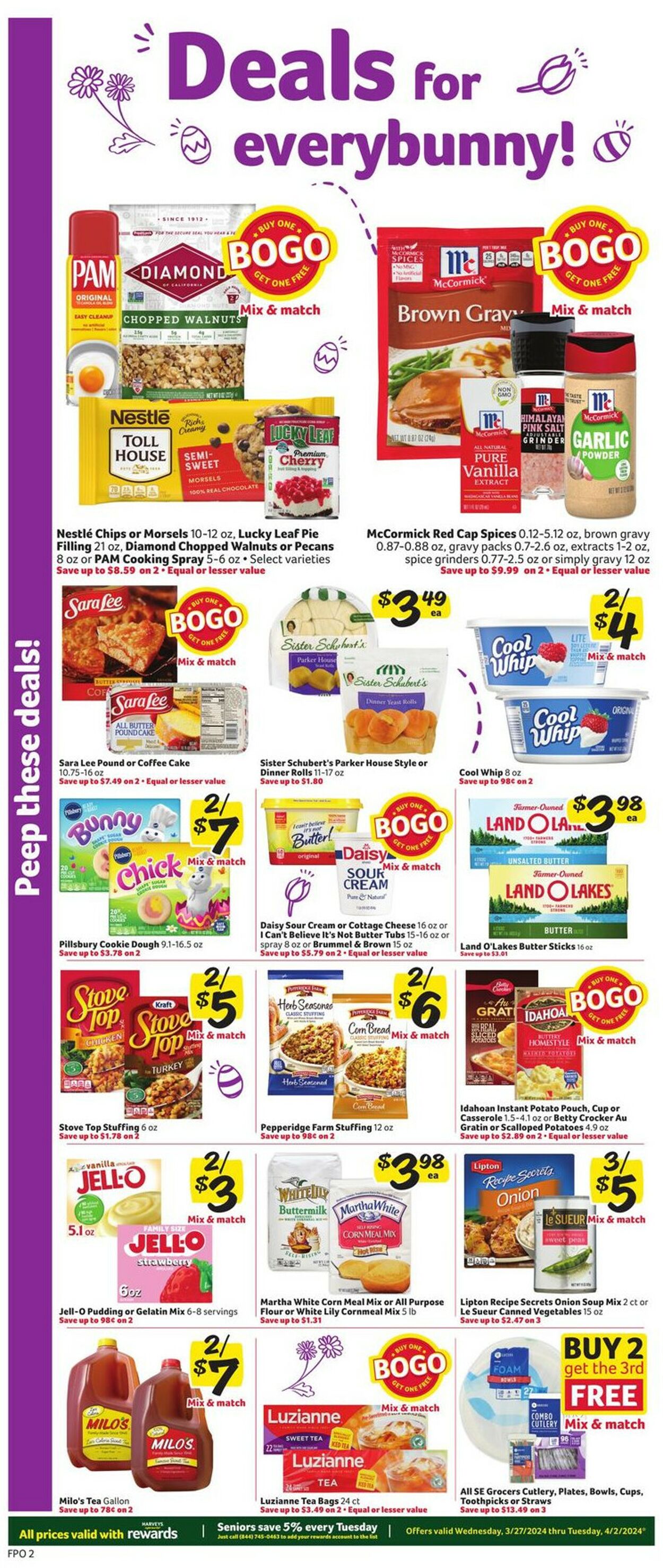 Catalogue Harveys Supermarket from 03/27/2024
