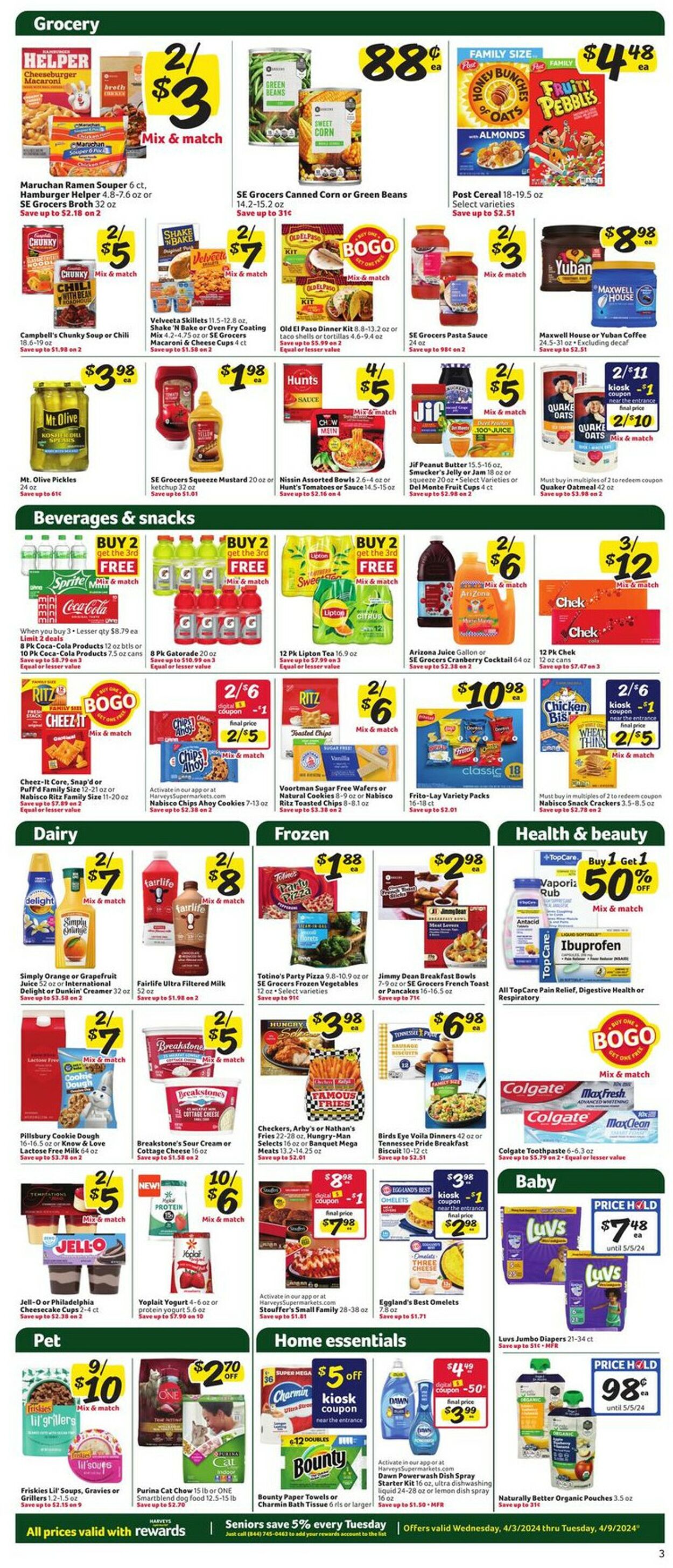 Catalogue Harveys Supermarket from 04/03/2024