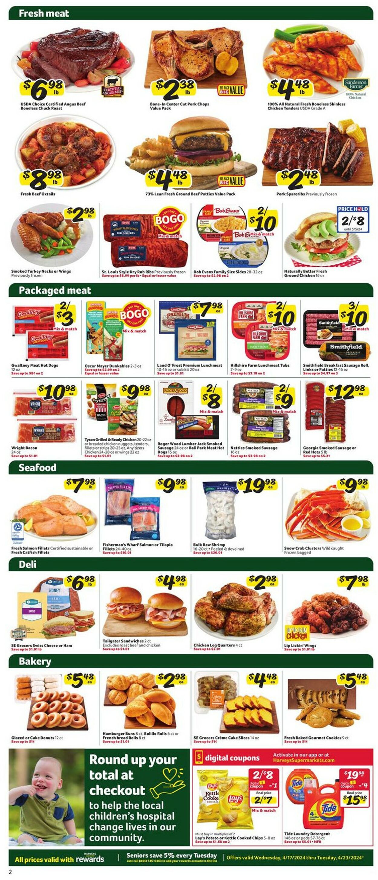 Catalogue Harveys Supermarket from 04/17/2024