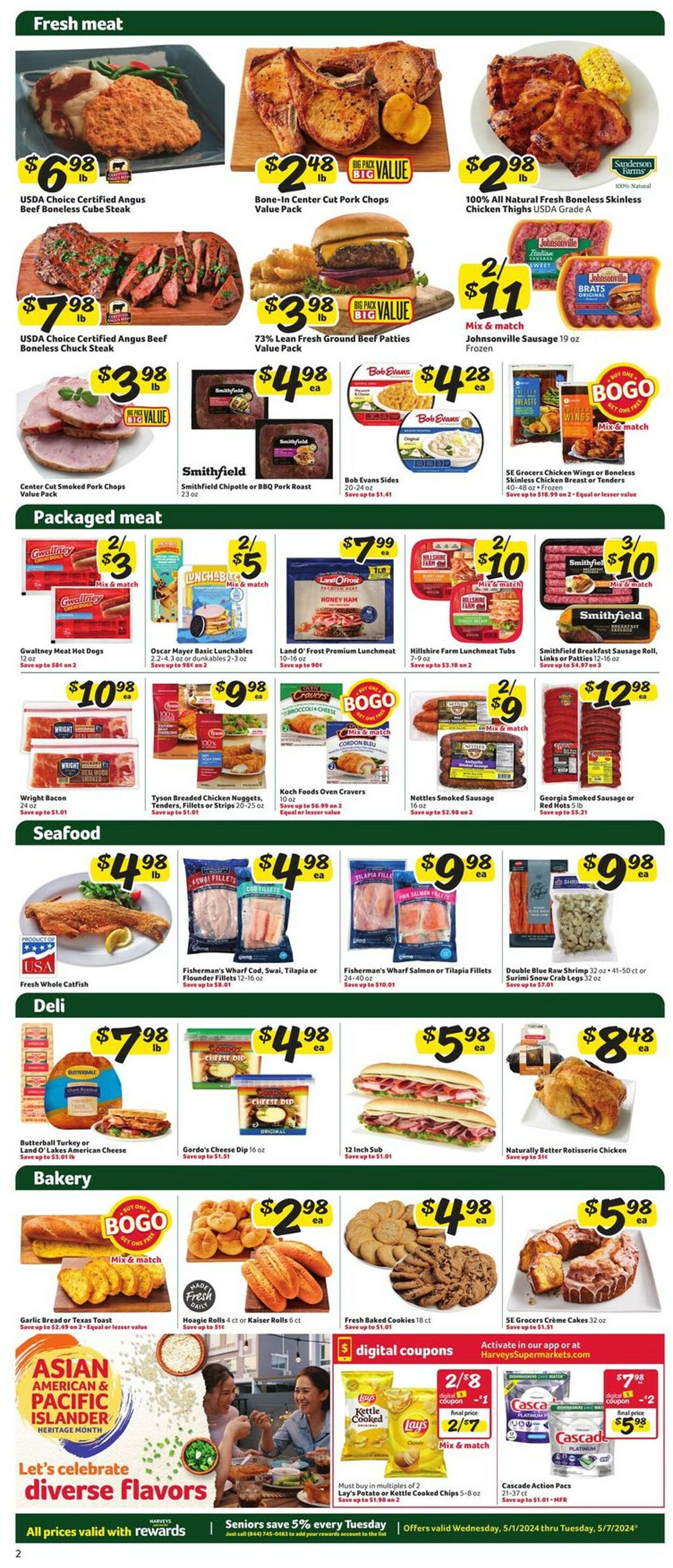 Catalogue Harveys Supermarket from 05/01/2024
