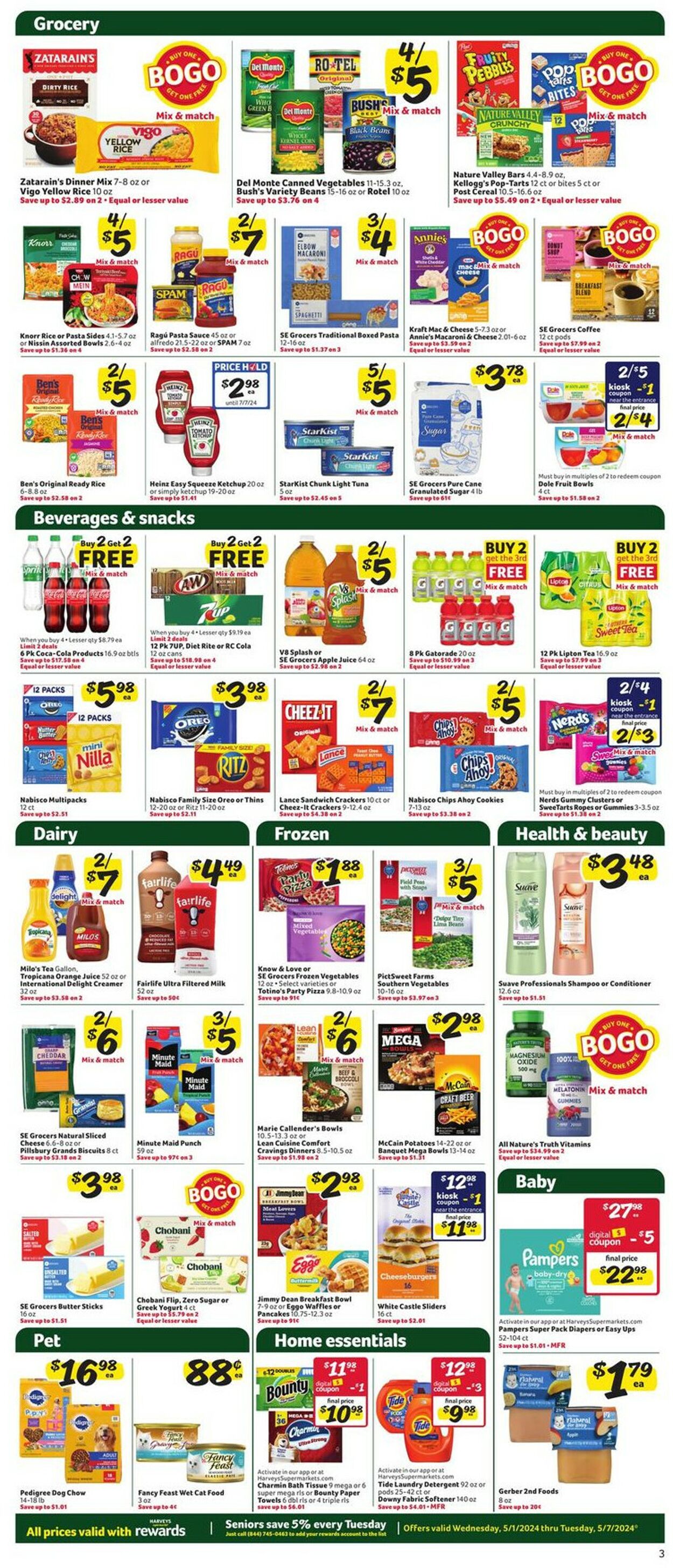 Catalogue Harveys Supermarket from 05/01/2024