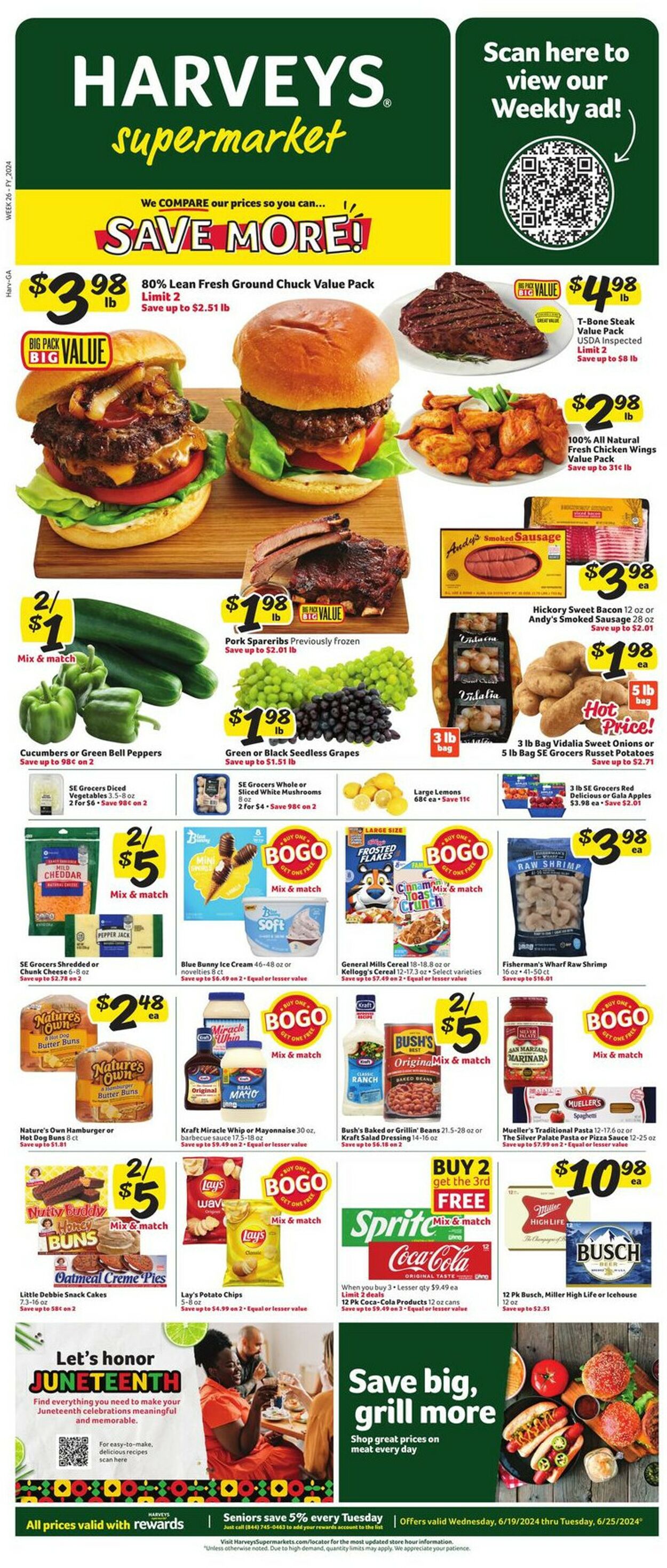 Catalogue Harveys Supermarket from 06/19/2024