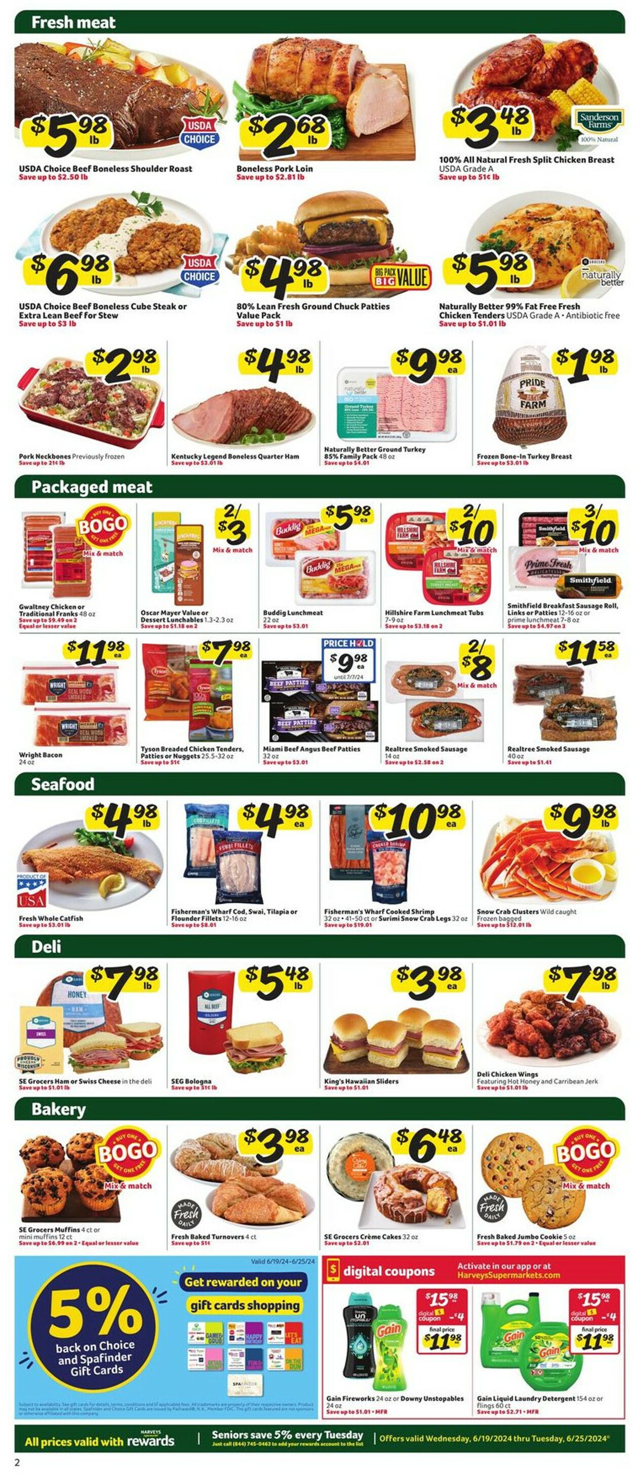 Catalogue Harveys Supermarket from 06/19/2024