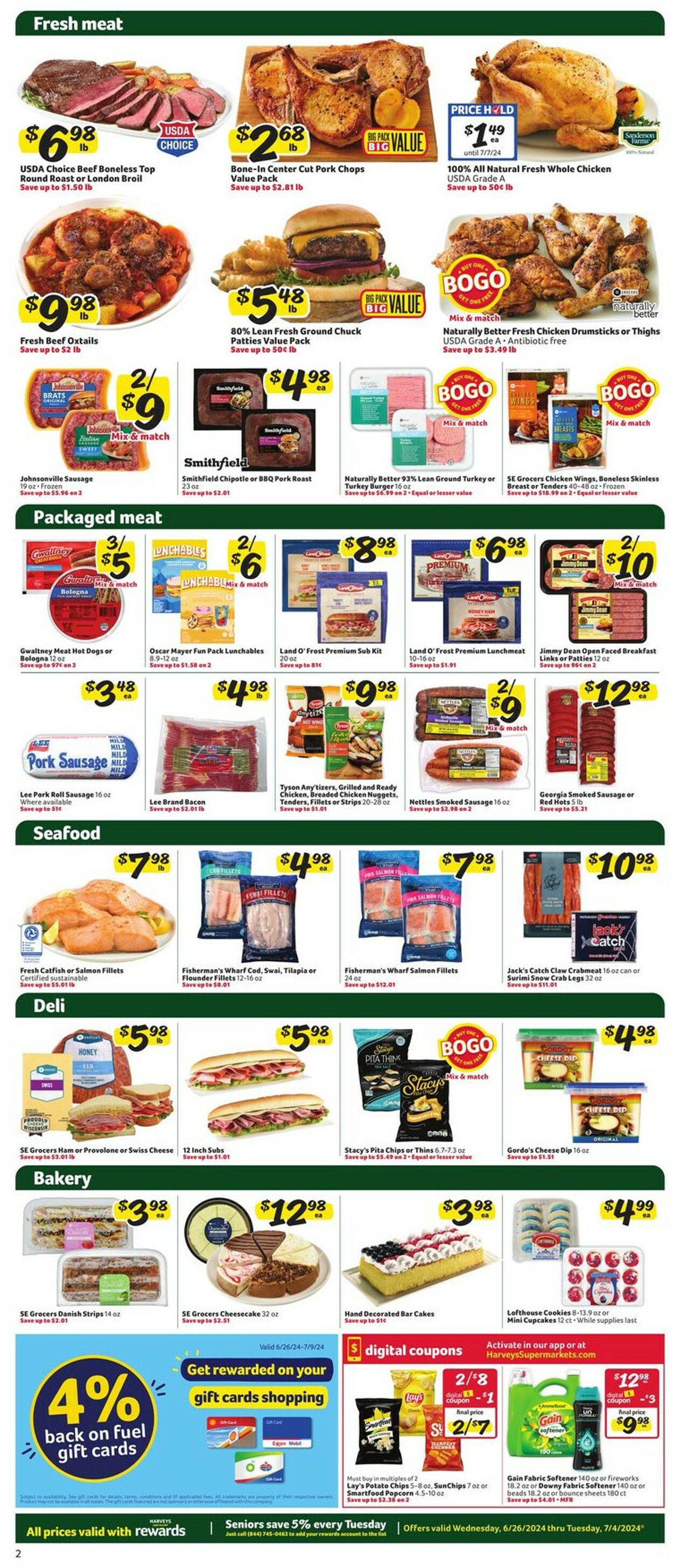 Catalogue Harveys Supermarket from 06/26/2024