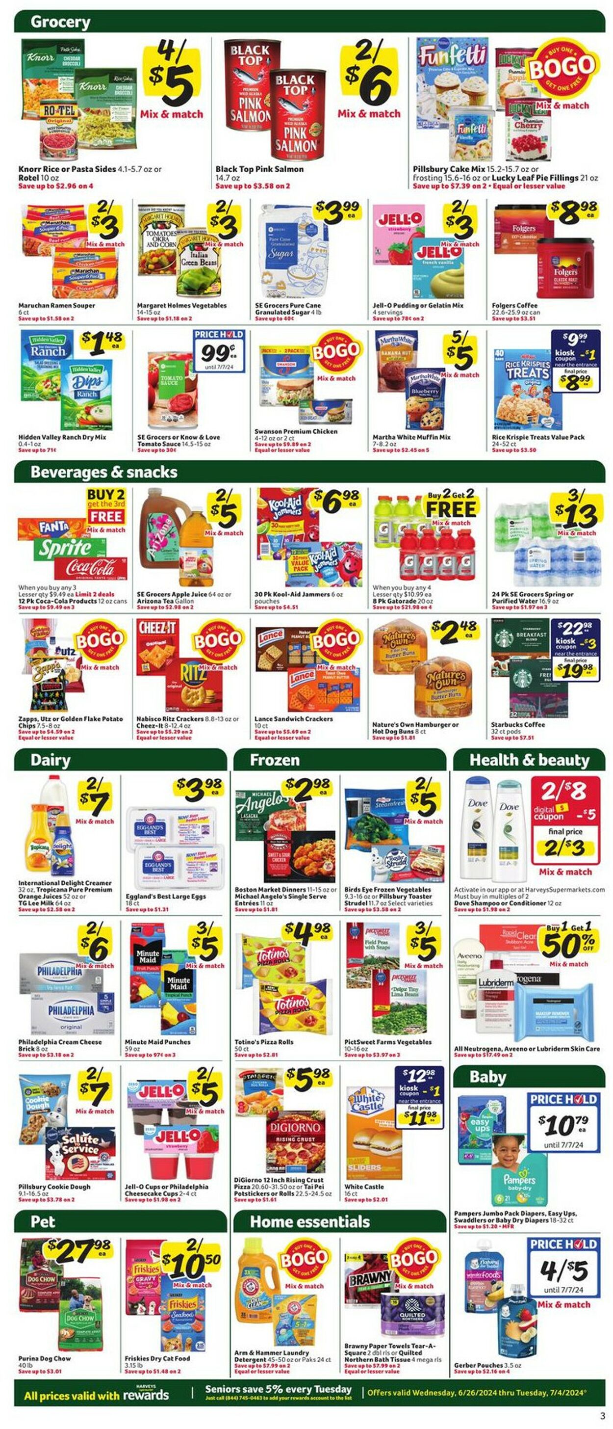 Catalogue Harveys Supermarket from 06/26/2024