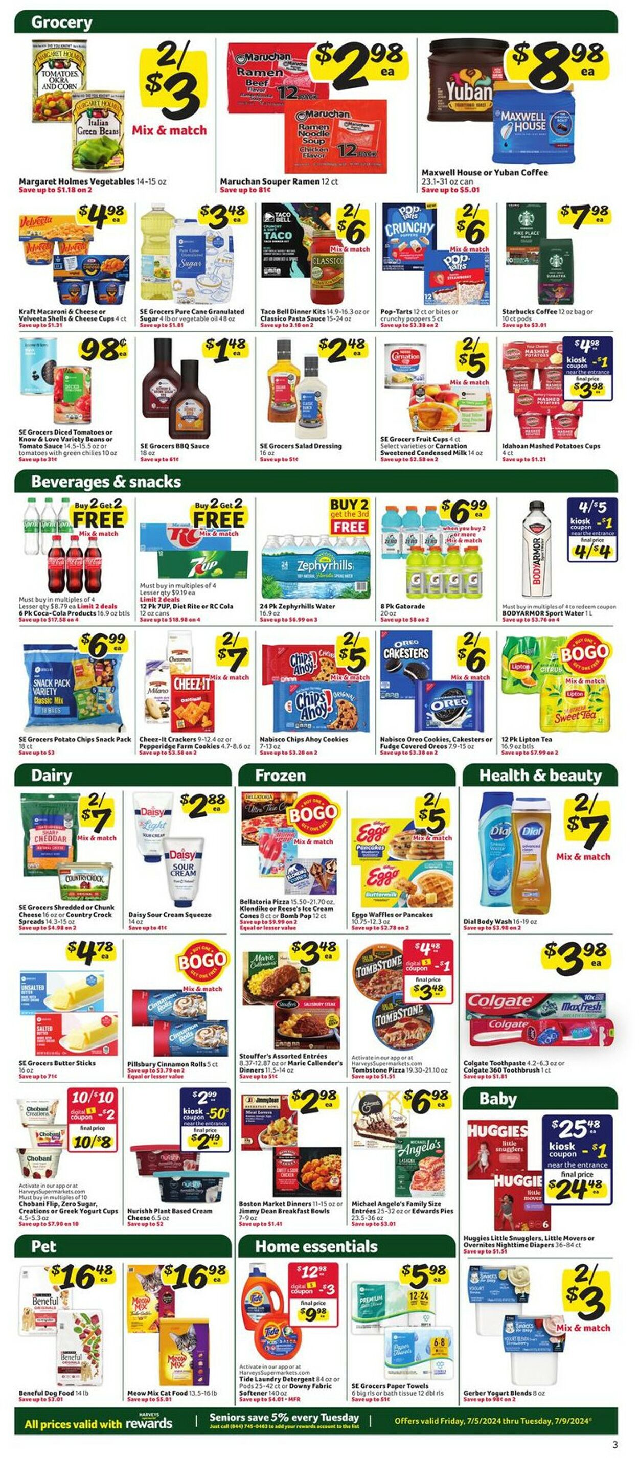 Catalogue Harveys Supermarket from 07/05/2024