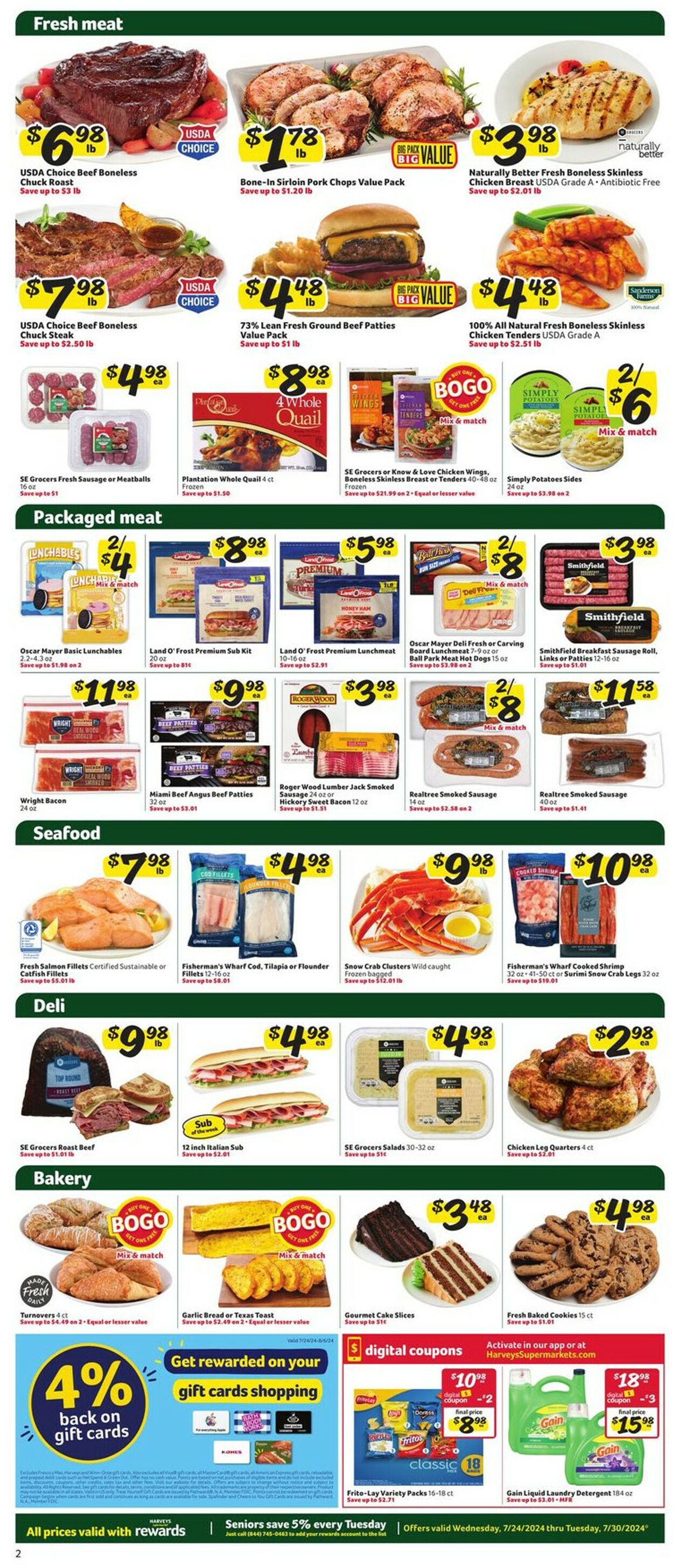 Catalogue Harveys Supermarket from 07/24/2024