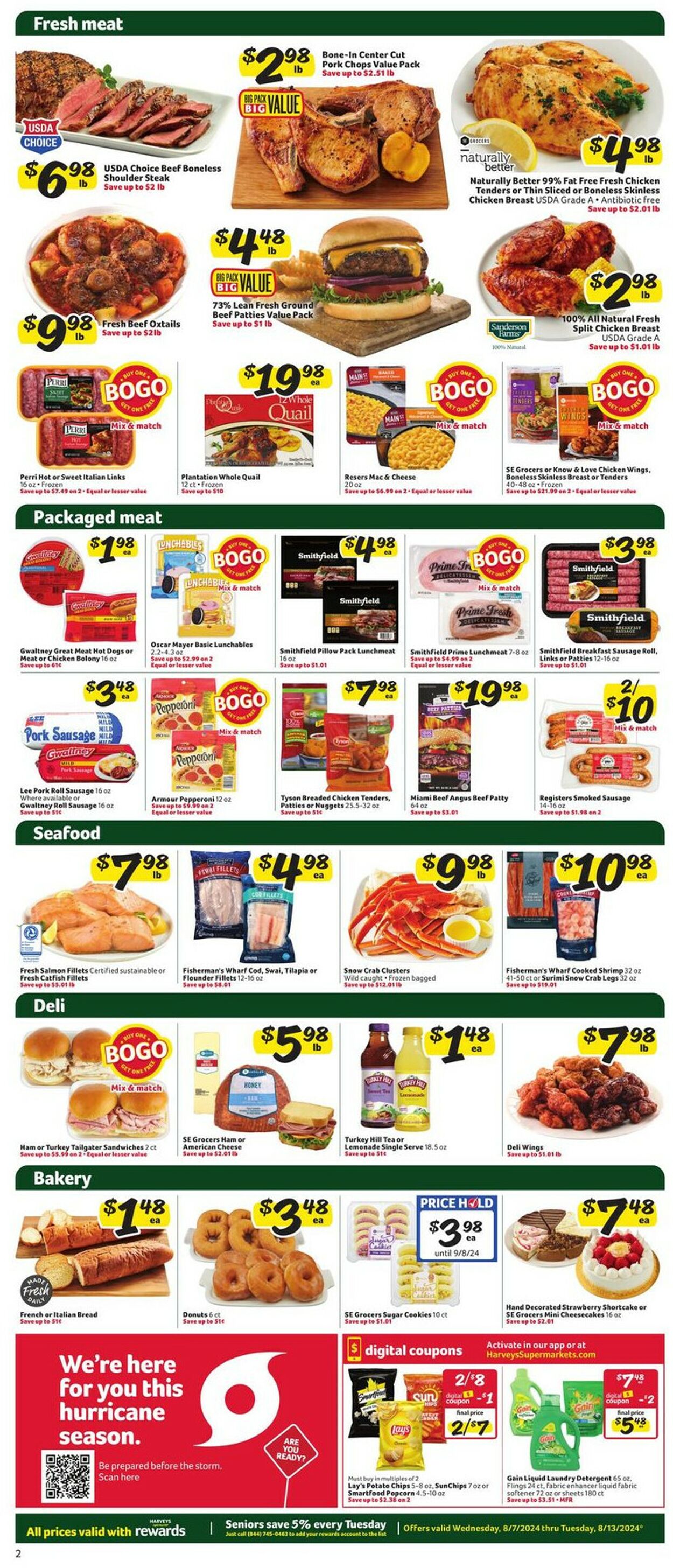 Catalogue Harveys Supermarket from 08/07/2024