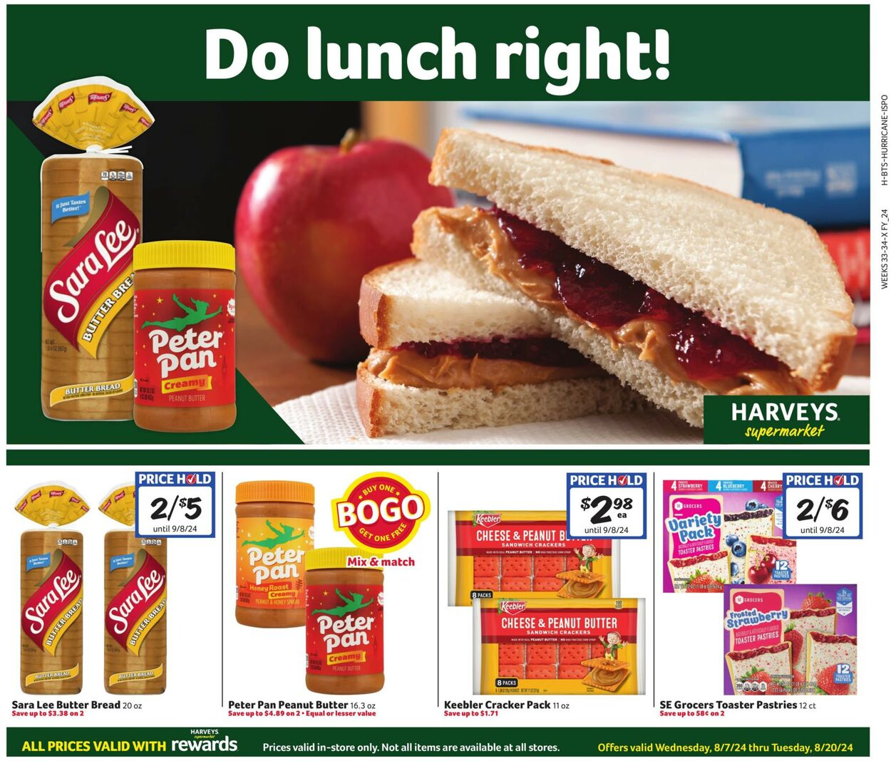 Catalogue Harveys Supermarket from 08/07/2024