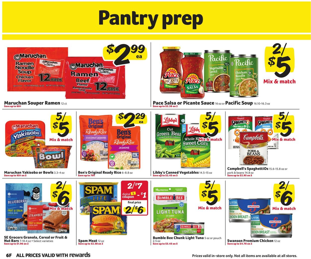 Catalogue Harveys Supermarket from 08/07/2024