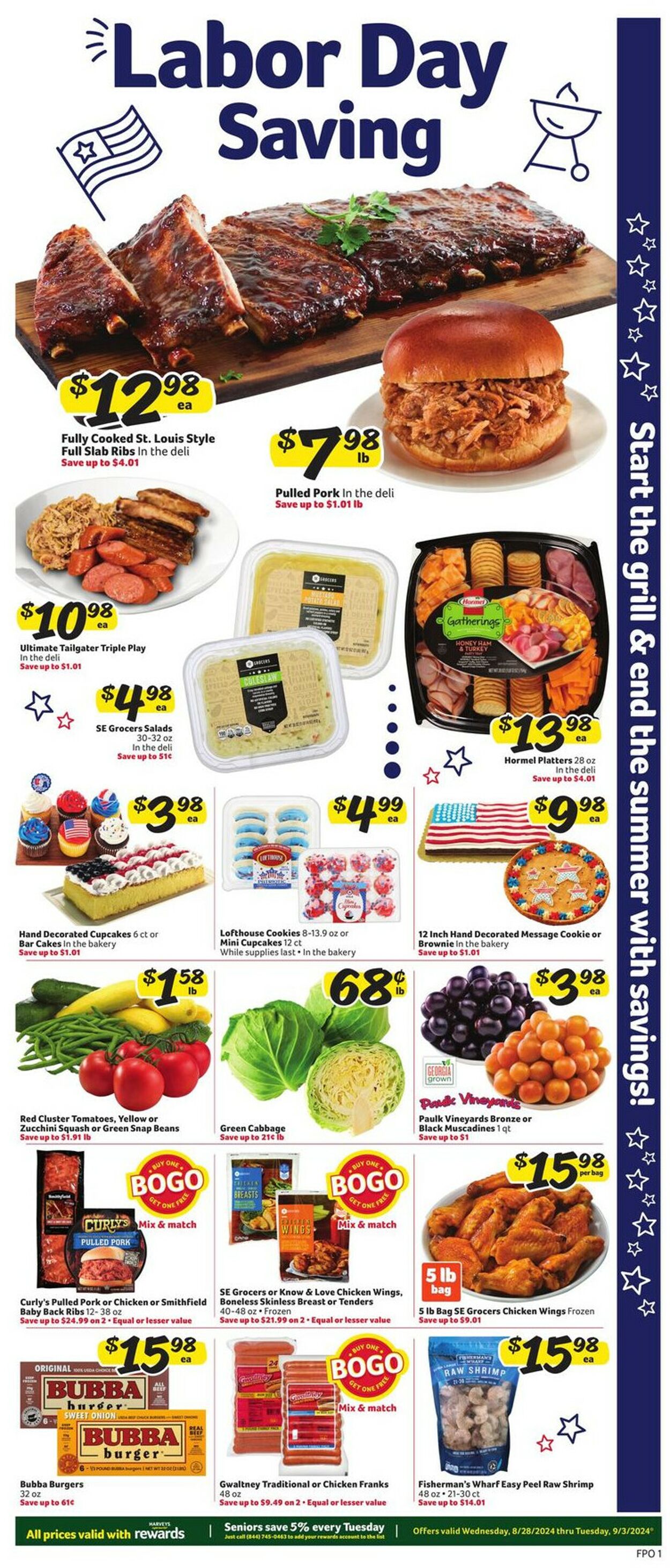 Catalogue Harveys Supermarket from 08/28/2024