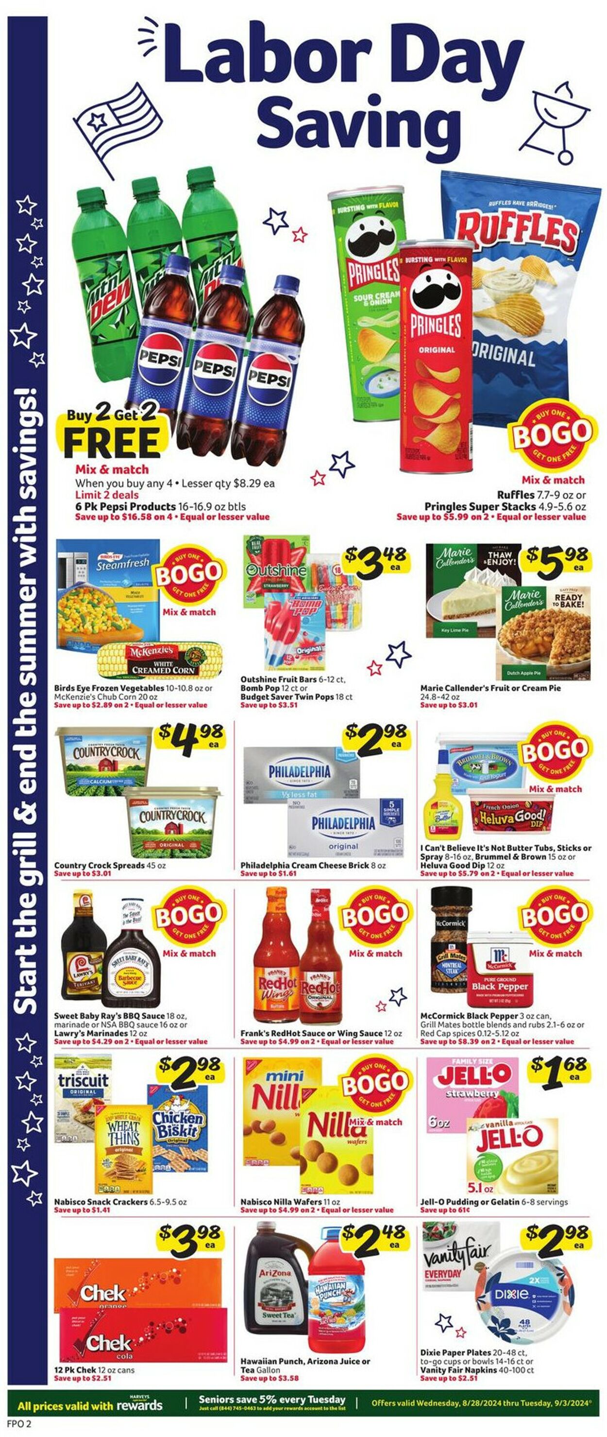 Catalogue Harveys Supermarket from 08/28/2024