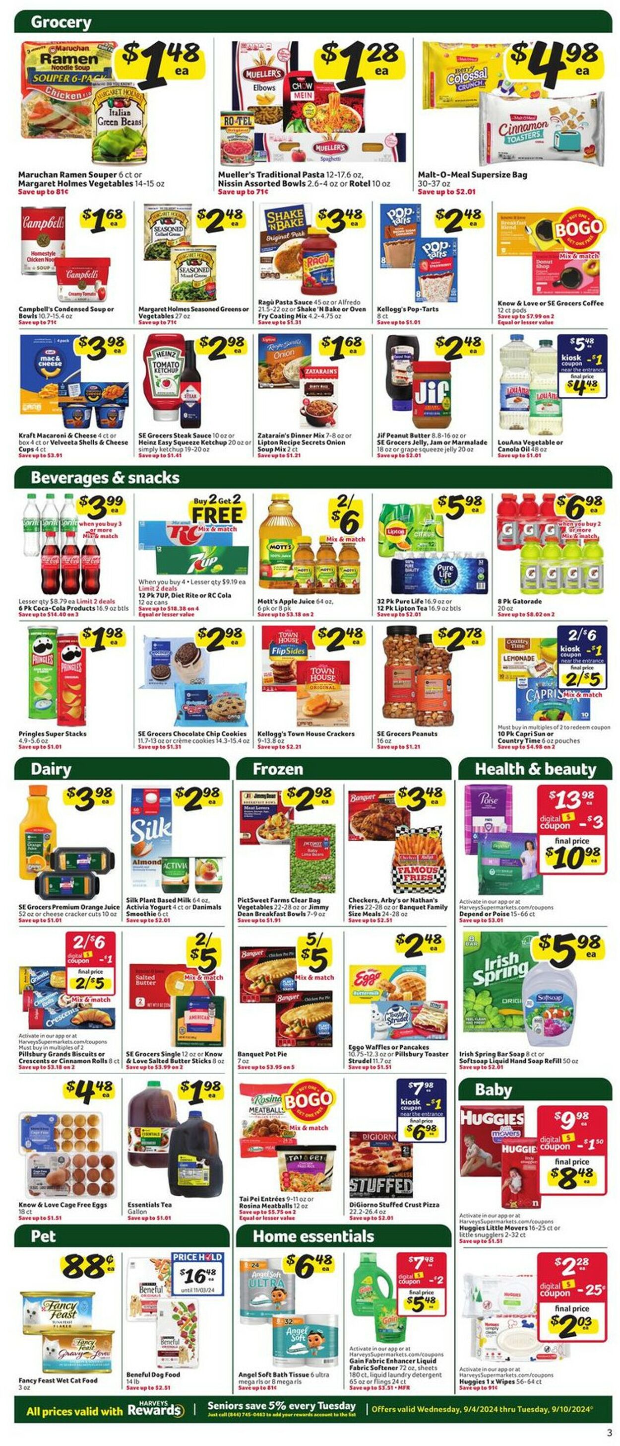 Catalogue Harveys Supermarket from 09/04/2024