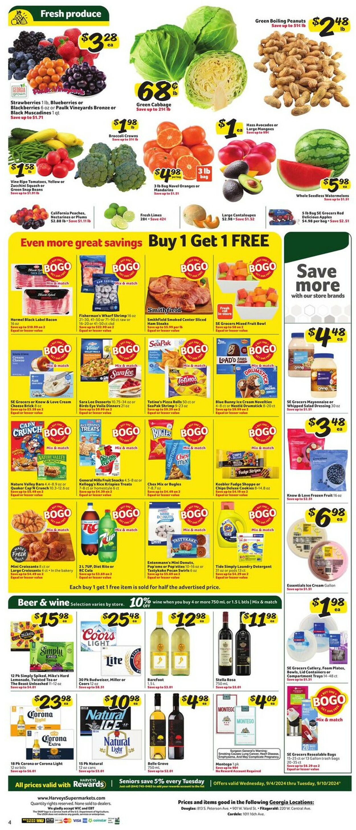 Catalogue Harveys Supermarket from 09/04/2024