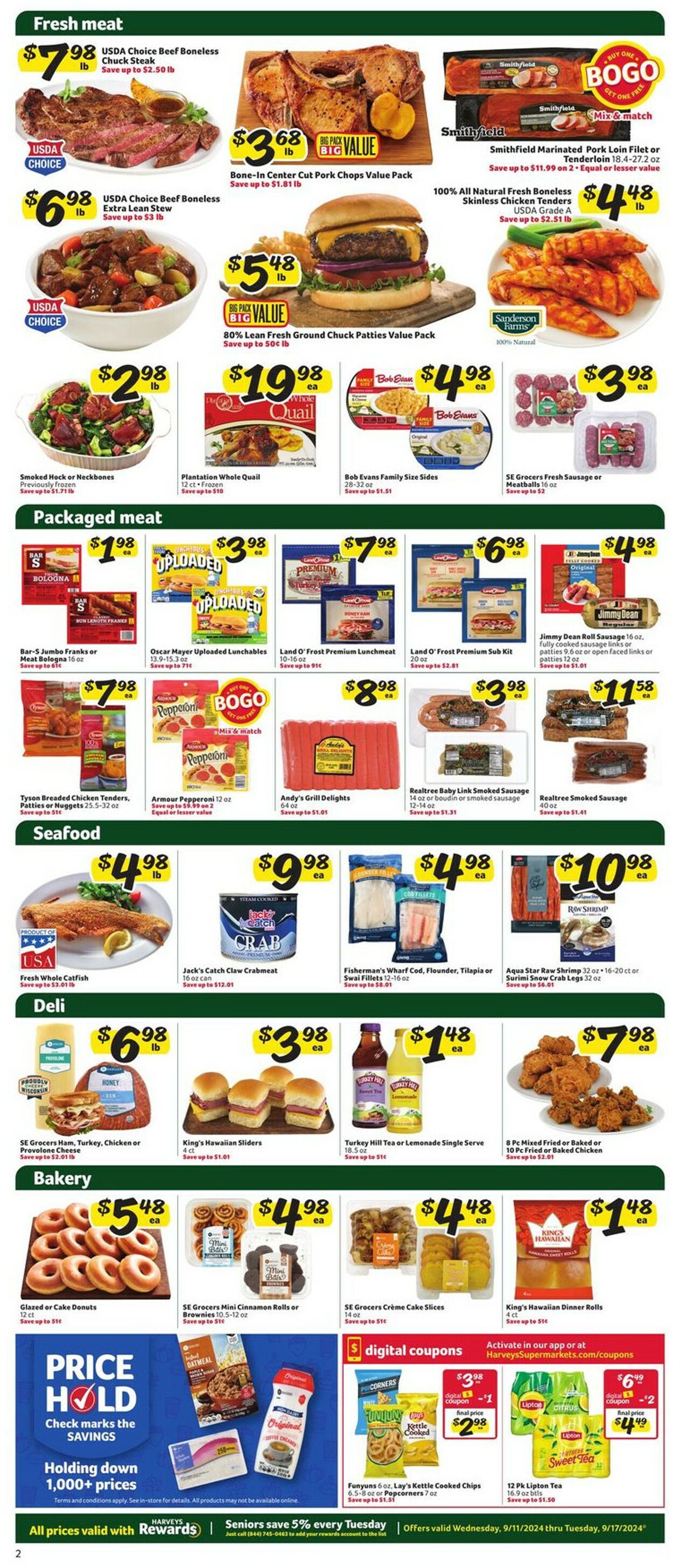 Catalogue Harveys Supermarket from 09/11/2024