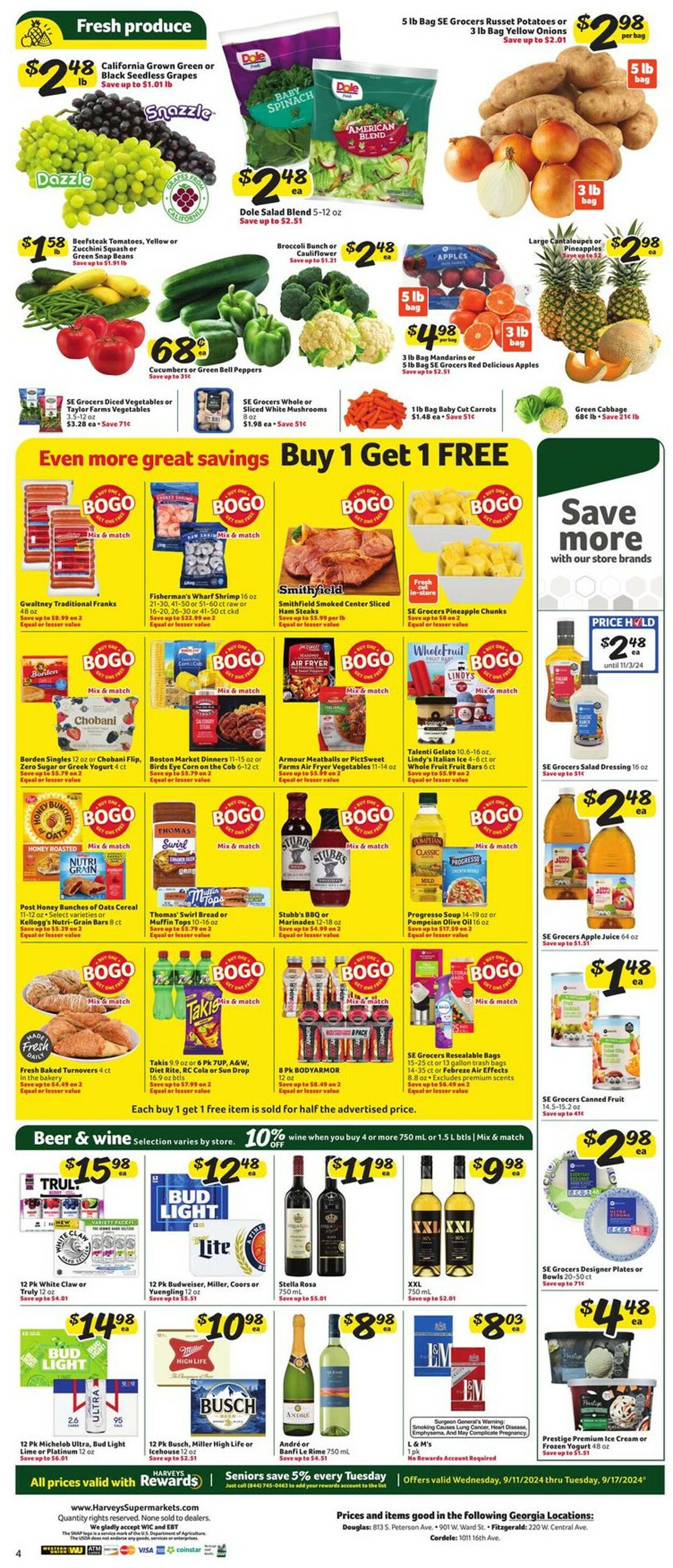 Catalogue Harveys Supermarket from 09/11/2024