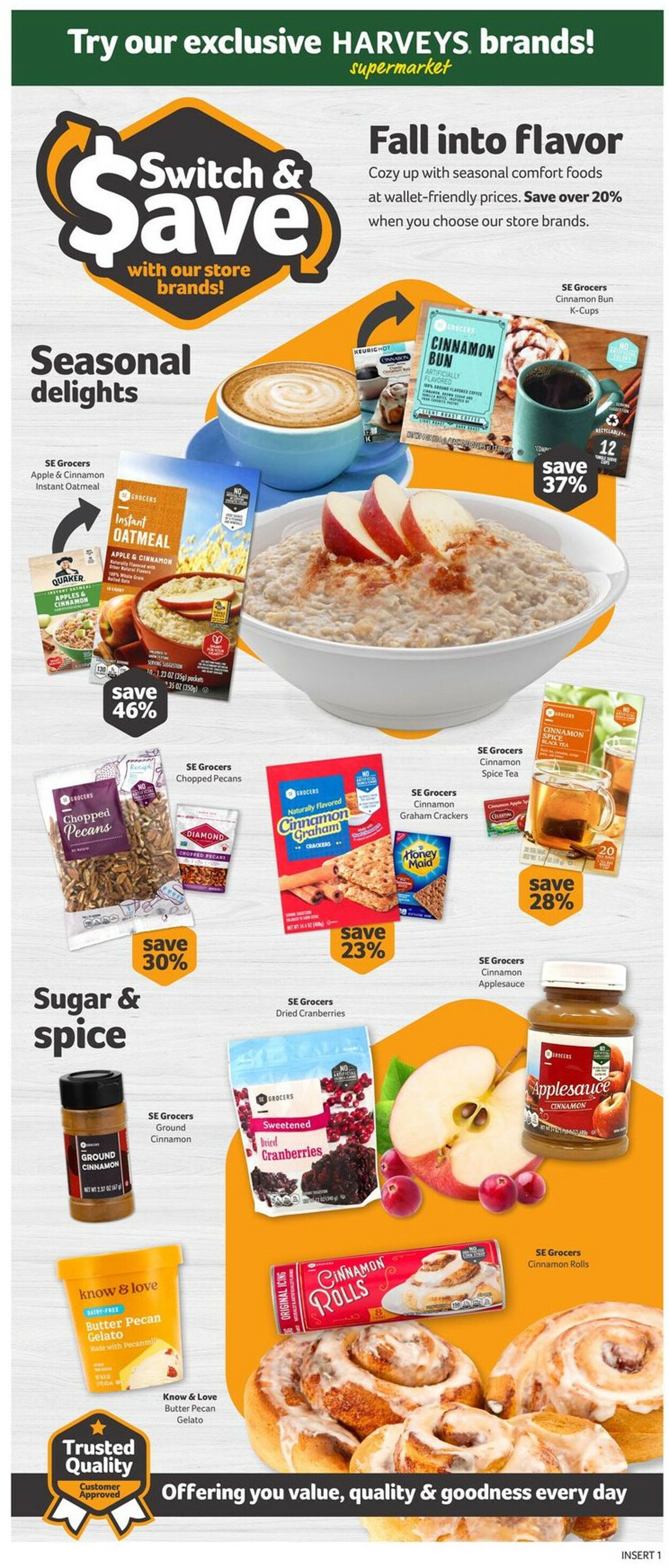 Catalogue Harveys Supermarket from 09/18/2024