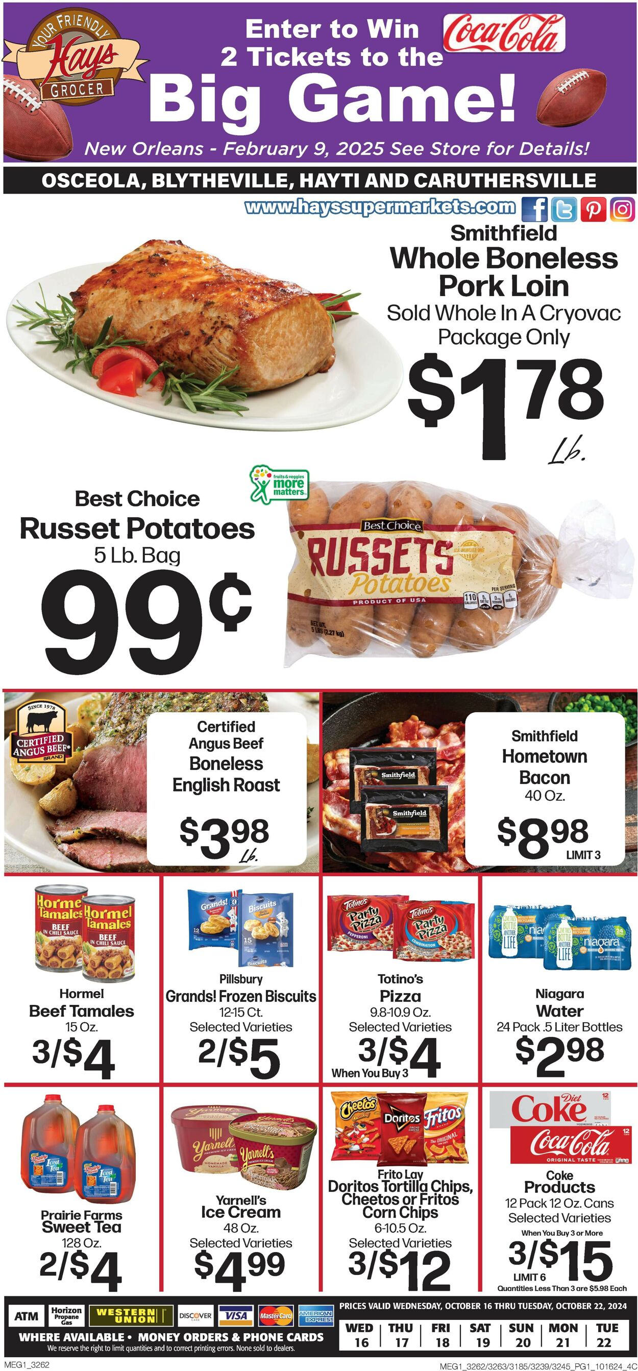 Catalogue Hays Supermarket from 10/16/2024