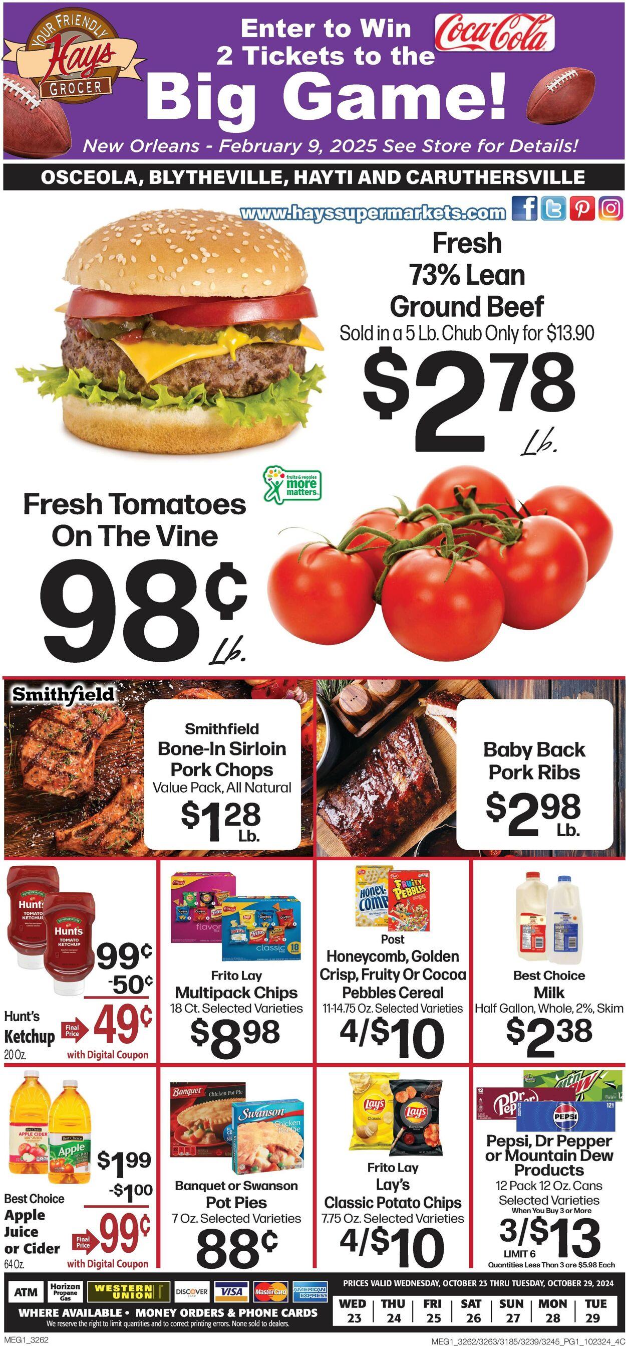 Catalogue Hays Supermarket from 10/23/2024