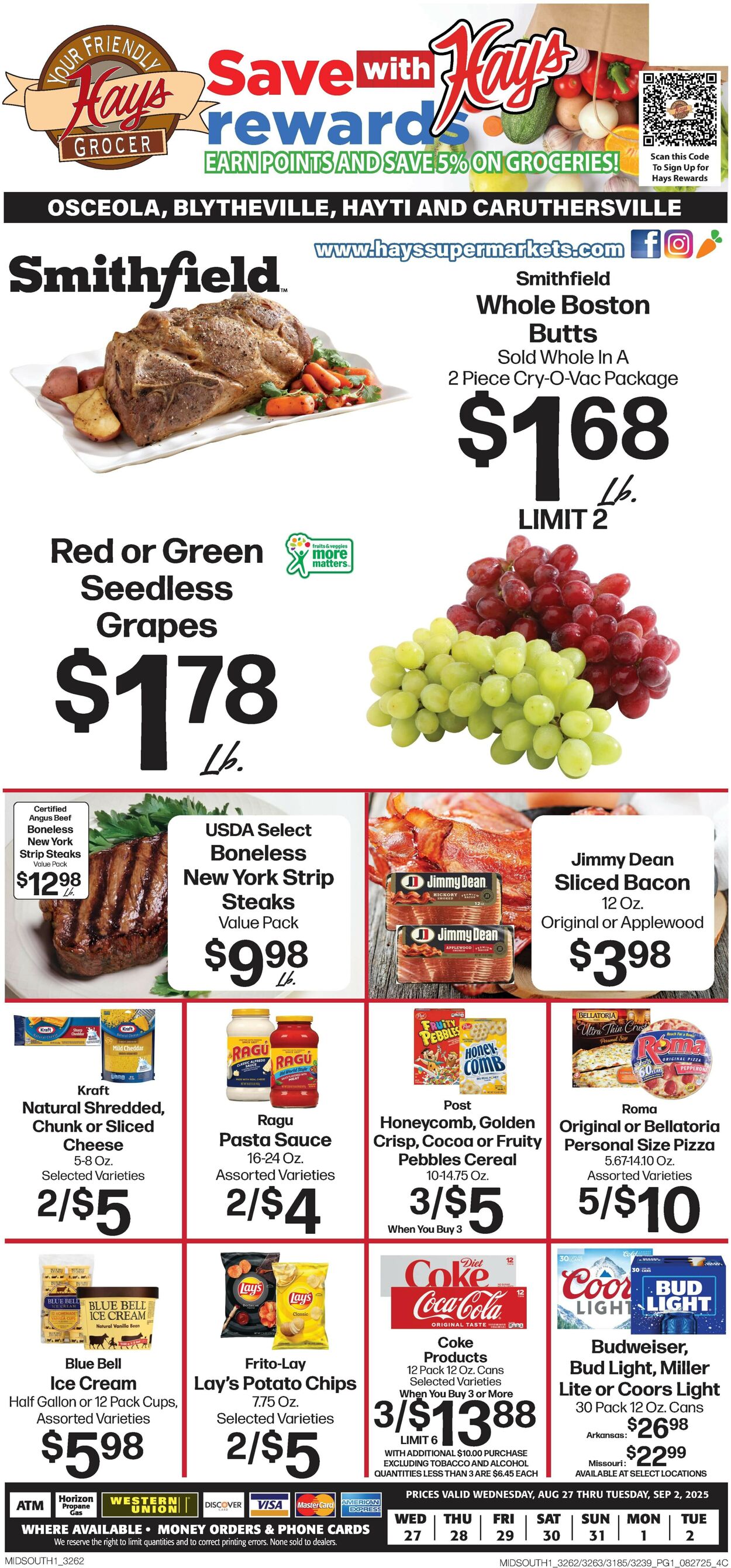 Catalogue Hays Supermarket from 08/27/2025