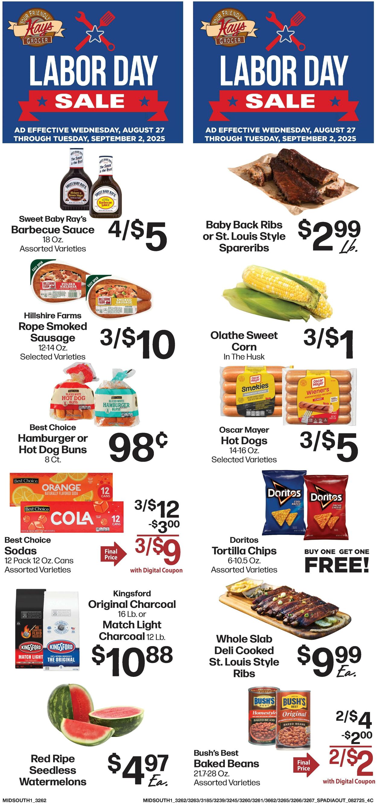 Catalogue Hays Supermarket from 08/27/2025
