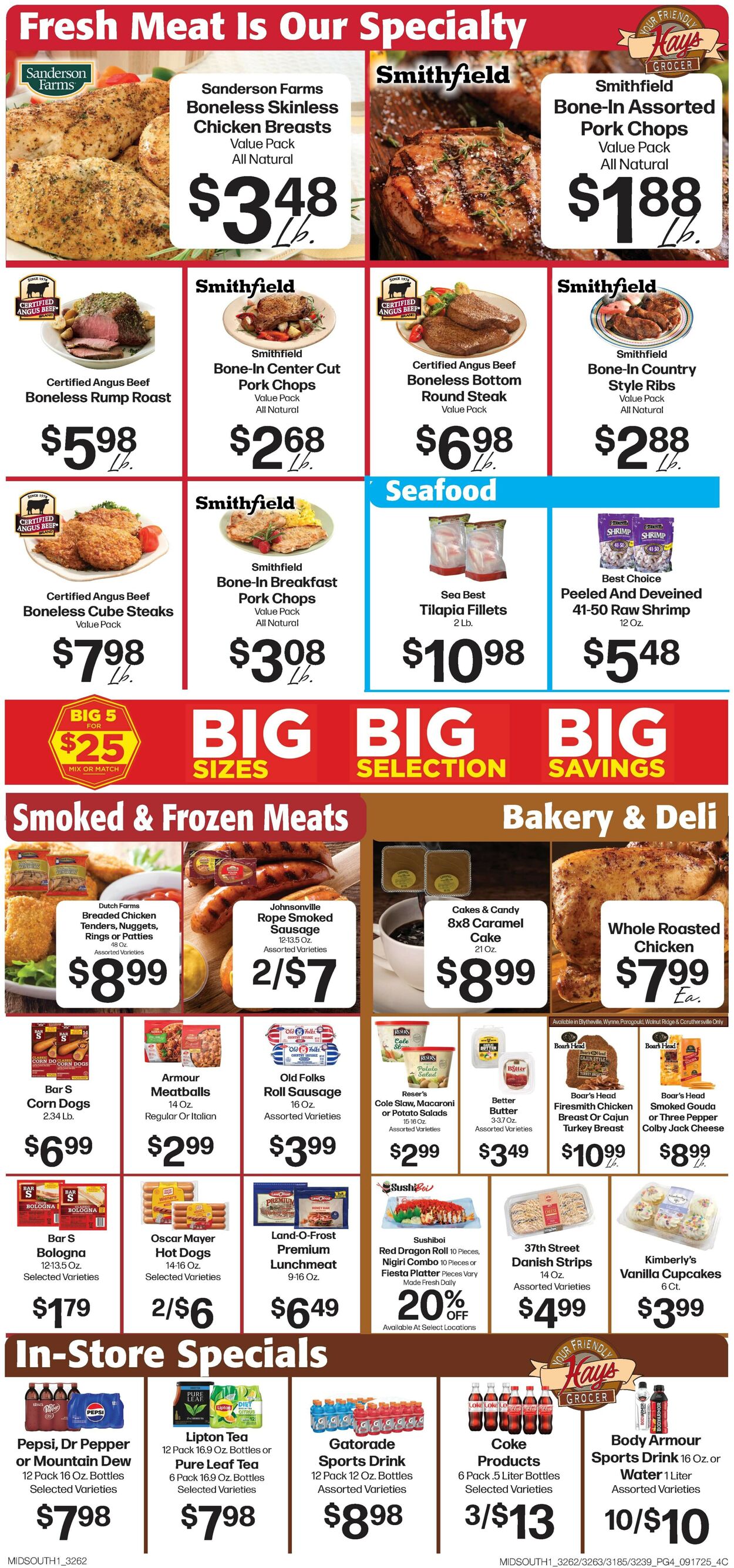 Catalogue Hays Supermarket from 09/17/2025