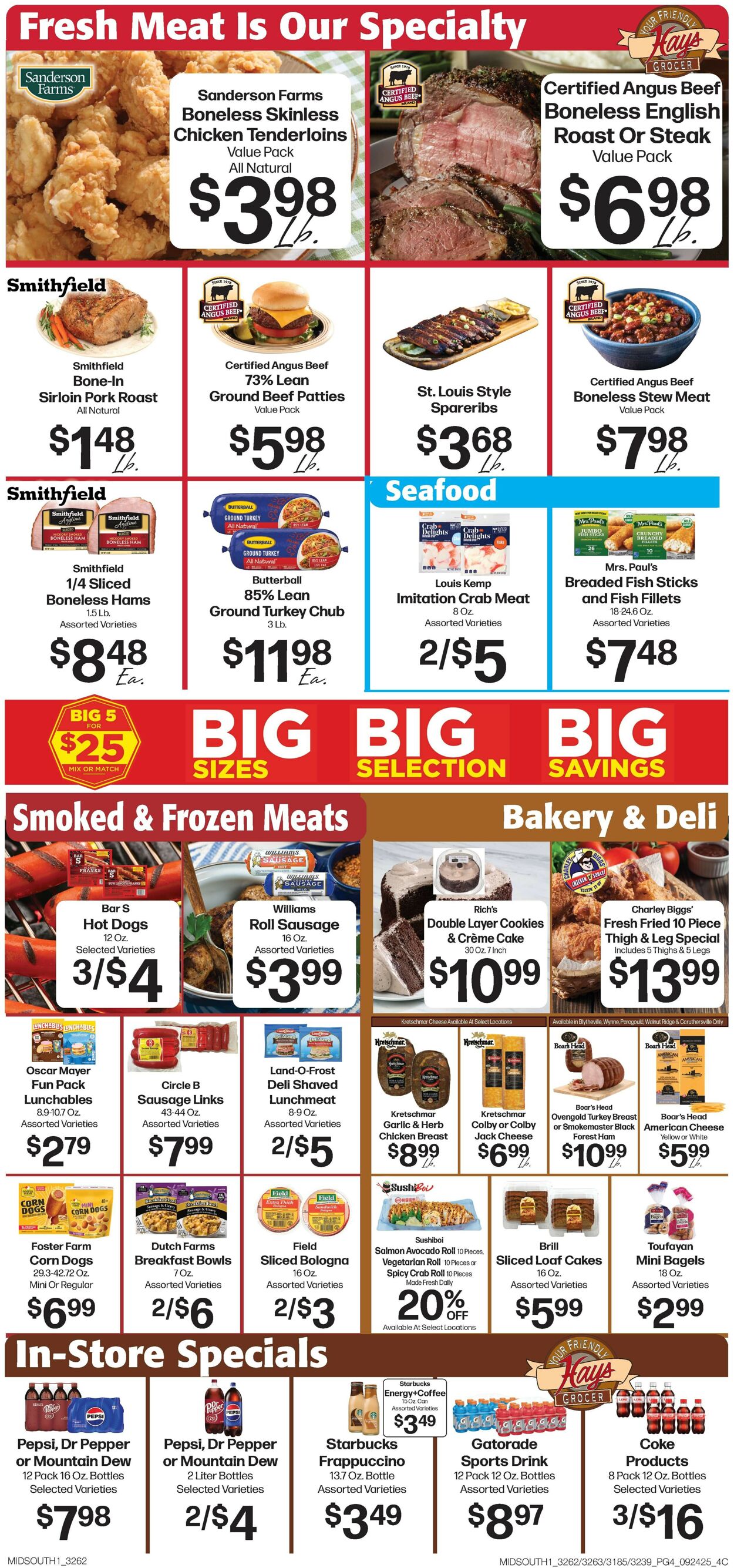 Catalogue Hays Supermarket from 09/24/2025