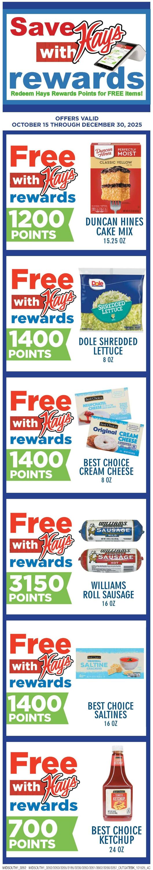 Catalogue Hays Supermarket from 10/15/2025